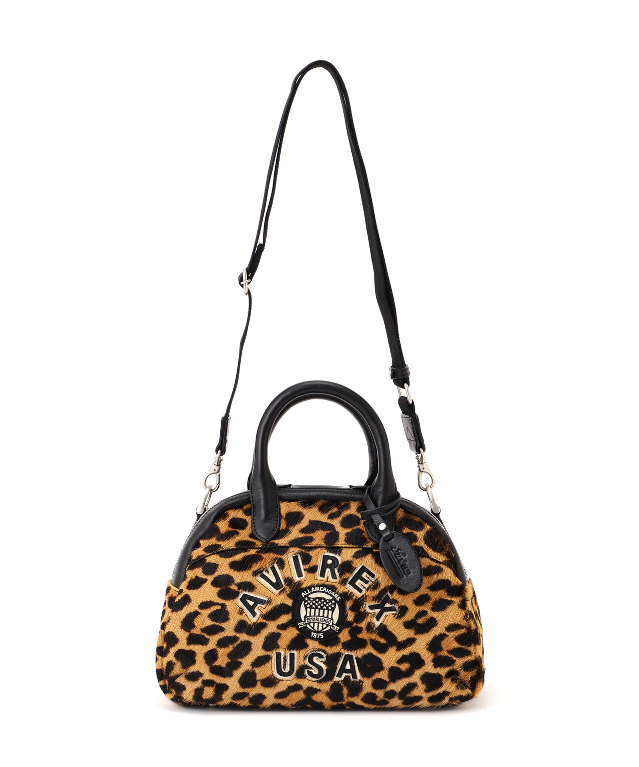 直営店限定》LX VARSITY LEATHER MINI BOSTON BAG | AVIREX