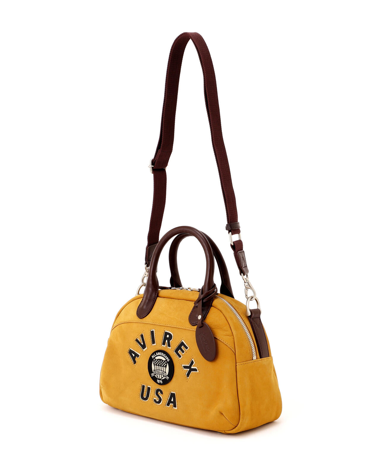 直営店限定》LX VARSITY LEATHER MINI BOSTON BAG | AVIREX