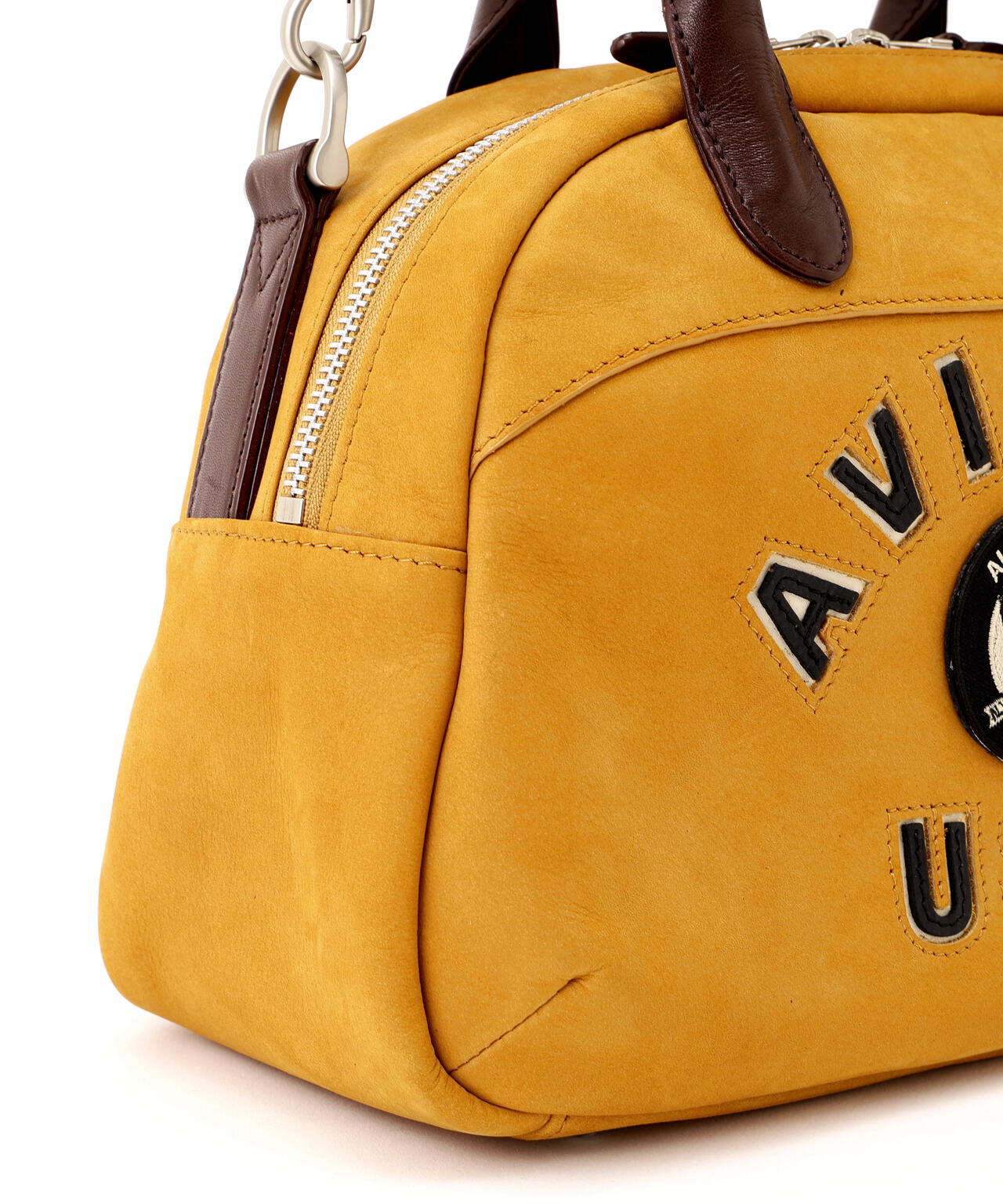 直営店限定》LX VARSITY LEATHER MINI BOSTON BAG | AVIREX