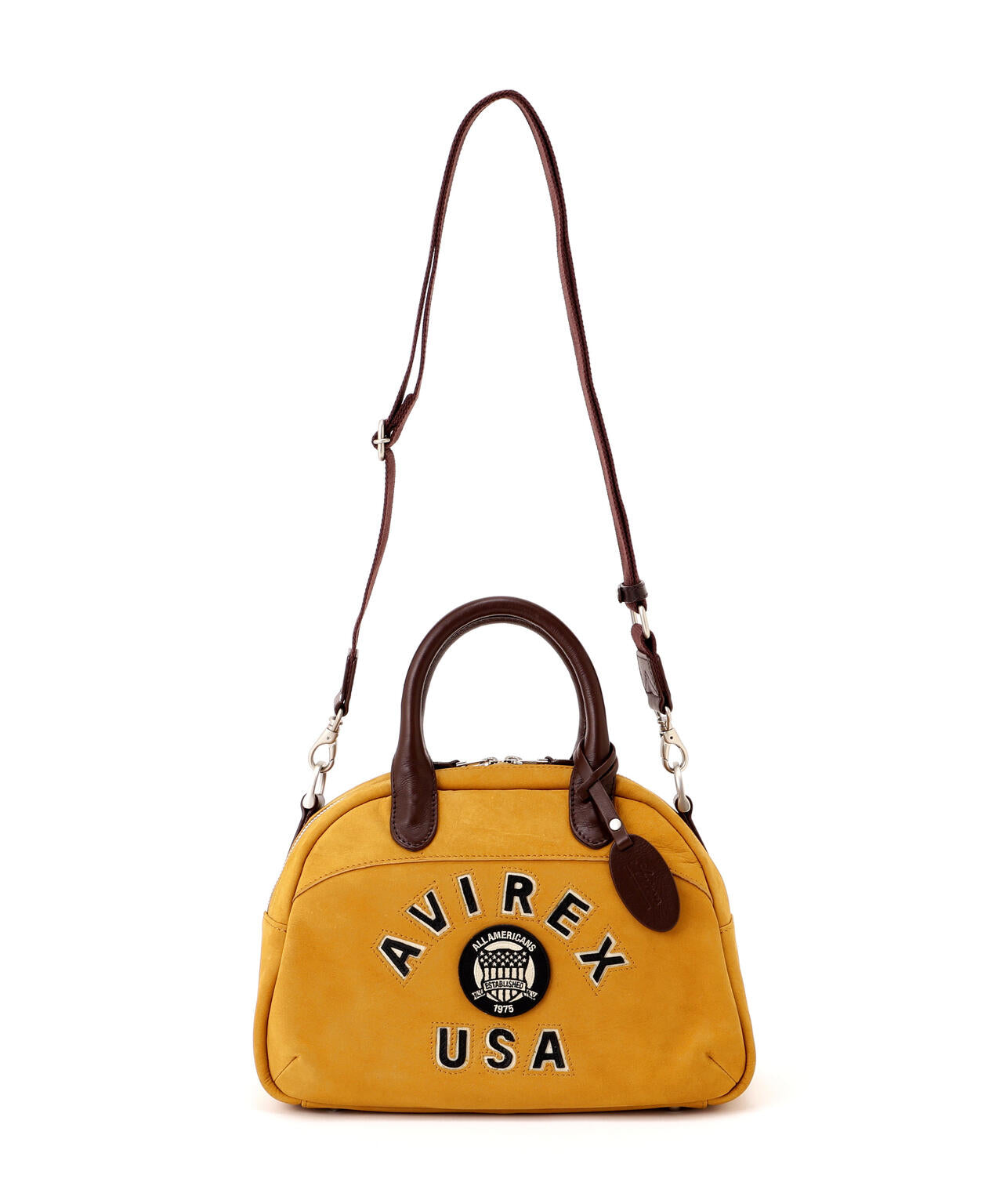 直営店限定》LX VARSITY LEATHER MINI BOSTON BAG | AVIREX