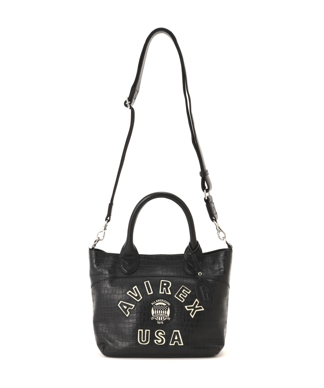 直営店限定》LX VARSITY LEATHER MINI TOTE BAG | AVIREX