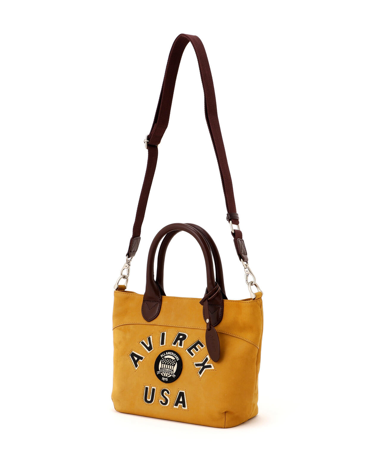 直営店限定》LX VARSITY LEATHER MINI TOTE BAG | AVIREX