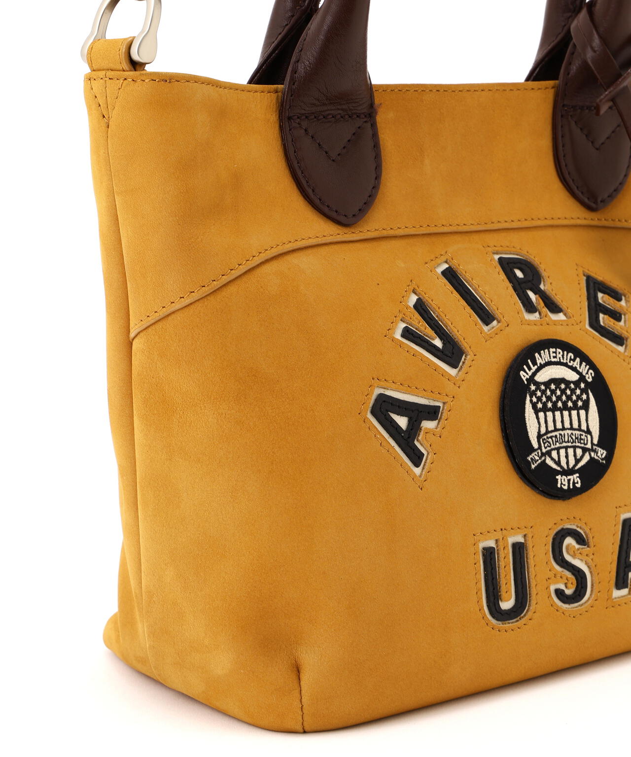 直営店限定》LX VARSITY LEATHER MINI TOTE BAG | AVIREX