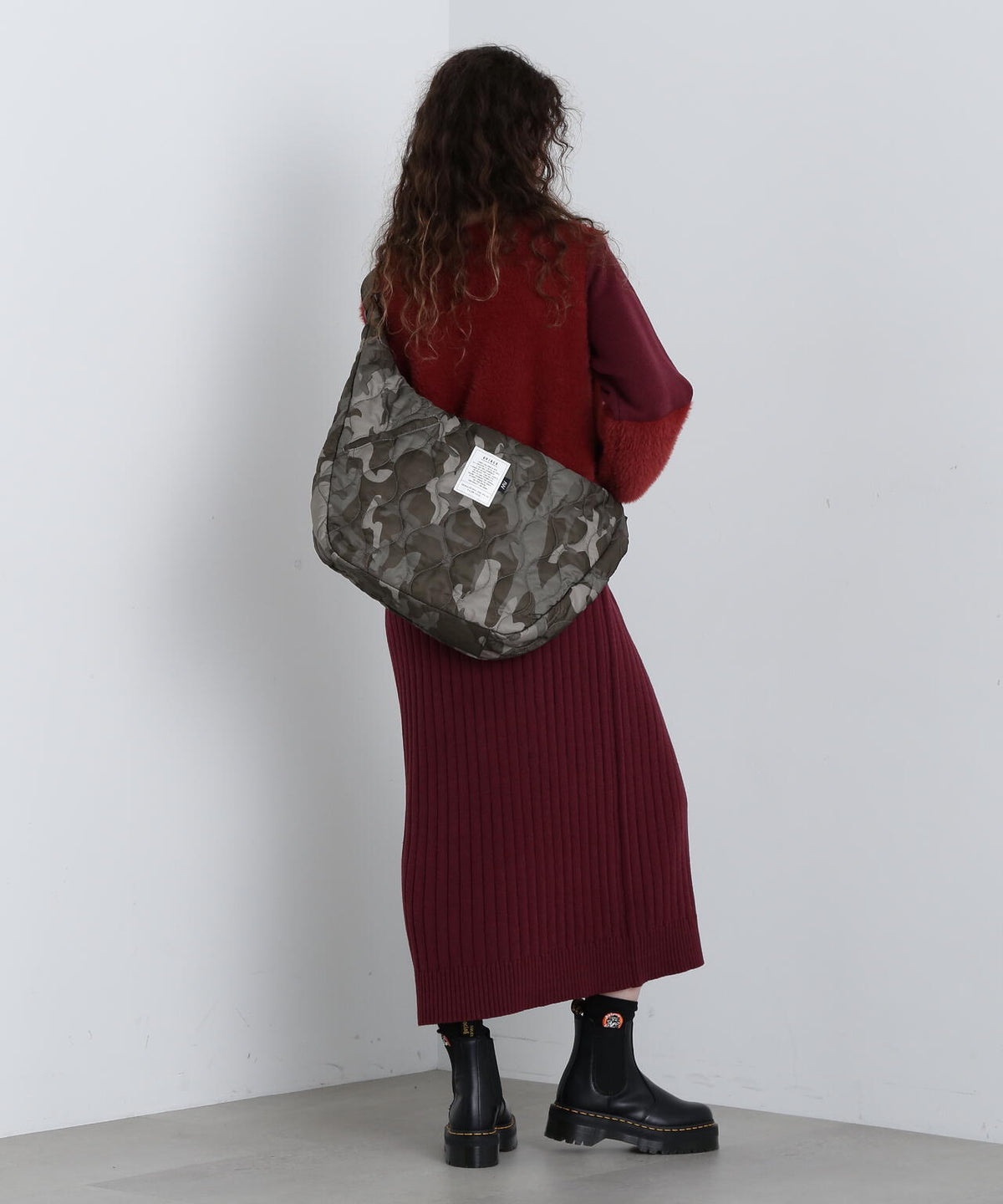 BONDING QUILTING SHOULDER BAG