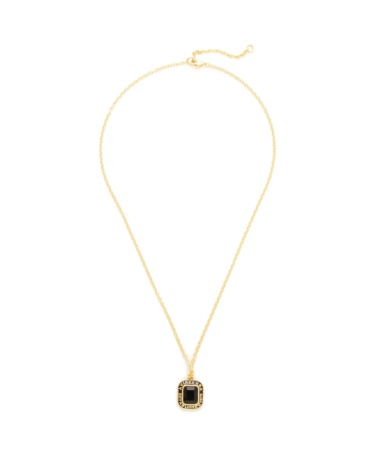 AVIREX by J.H.M CO.，LTD.》BLASS COLLEGE NECKLACE WITH ONYX ”USN