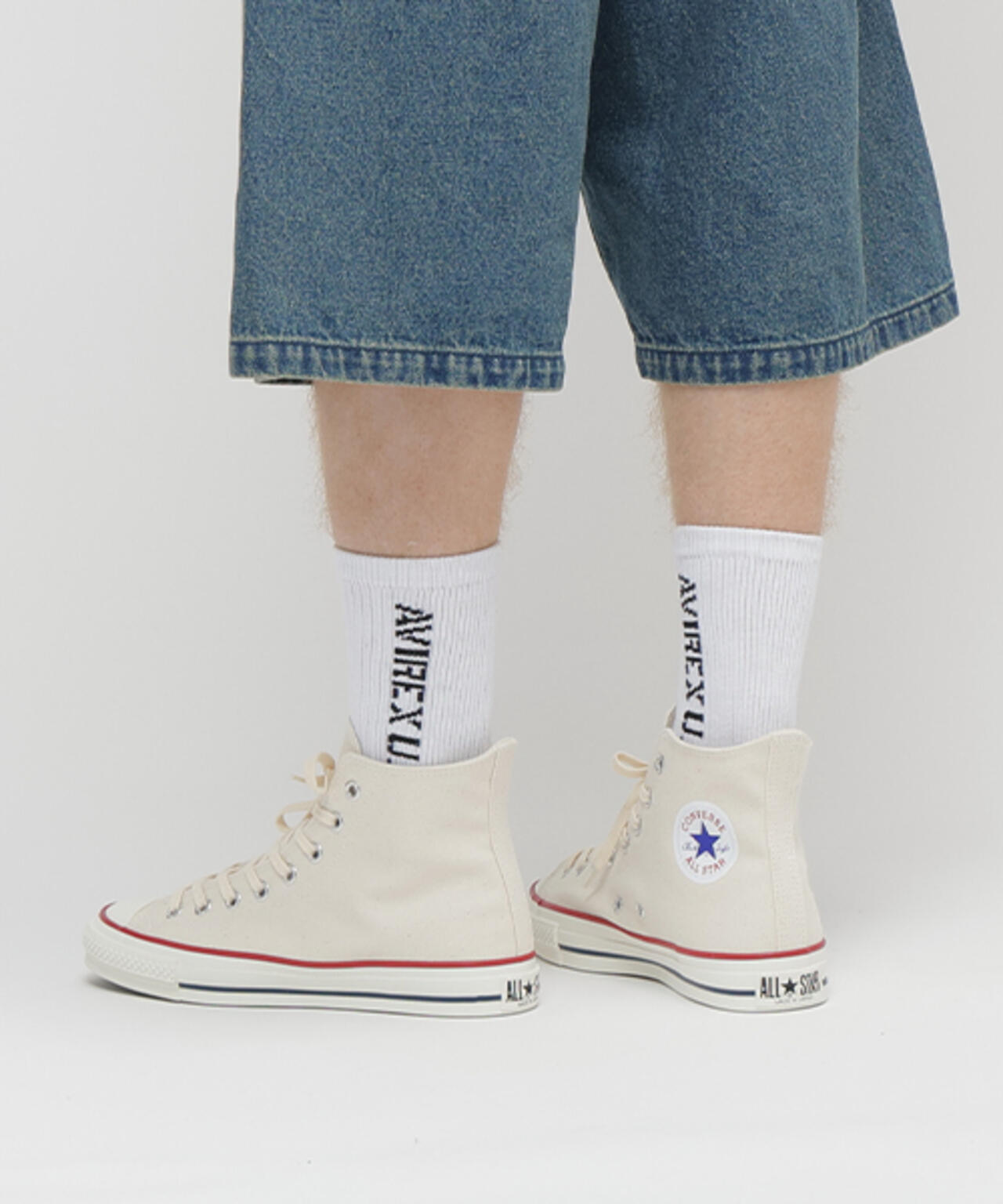 《CONVERSE》CANVAS ALL STAR J HI