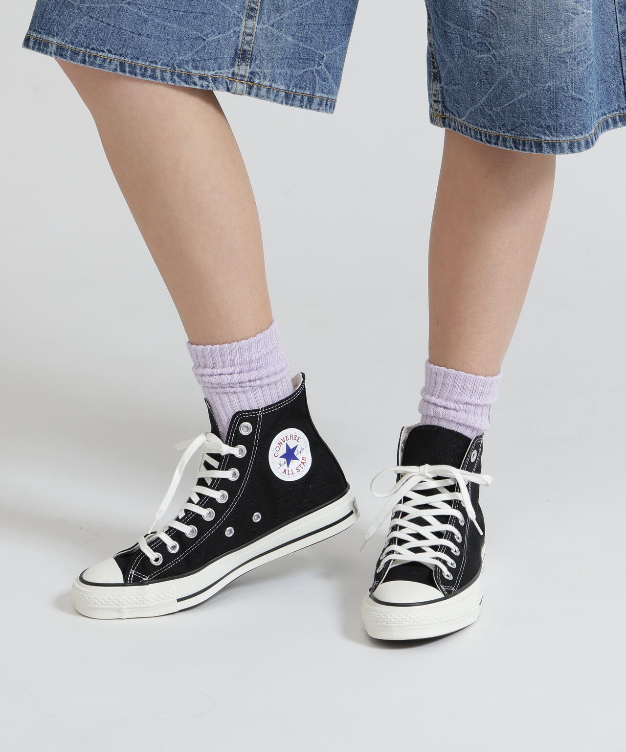《CONVERSE》CANVAS ALL STAR J HI