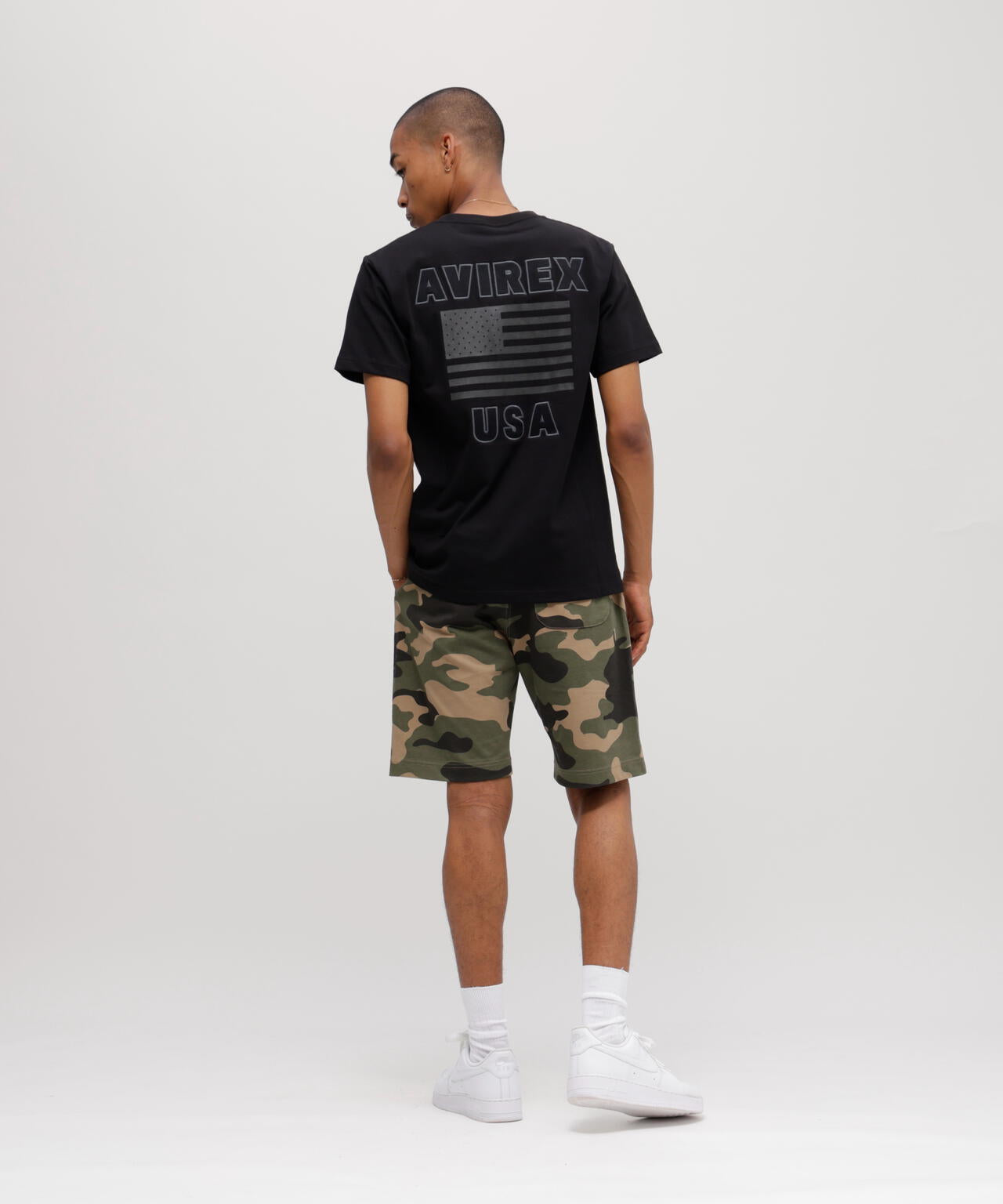 WEB&DEPOT限定》S/S CREW NECK T STAR SPANGLED BANNER/クルー