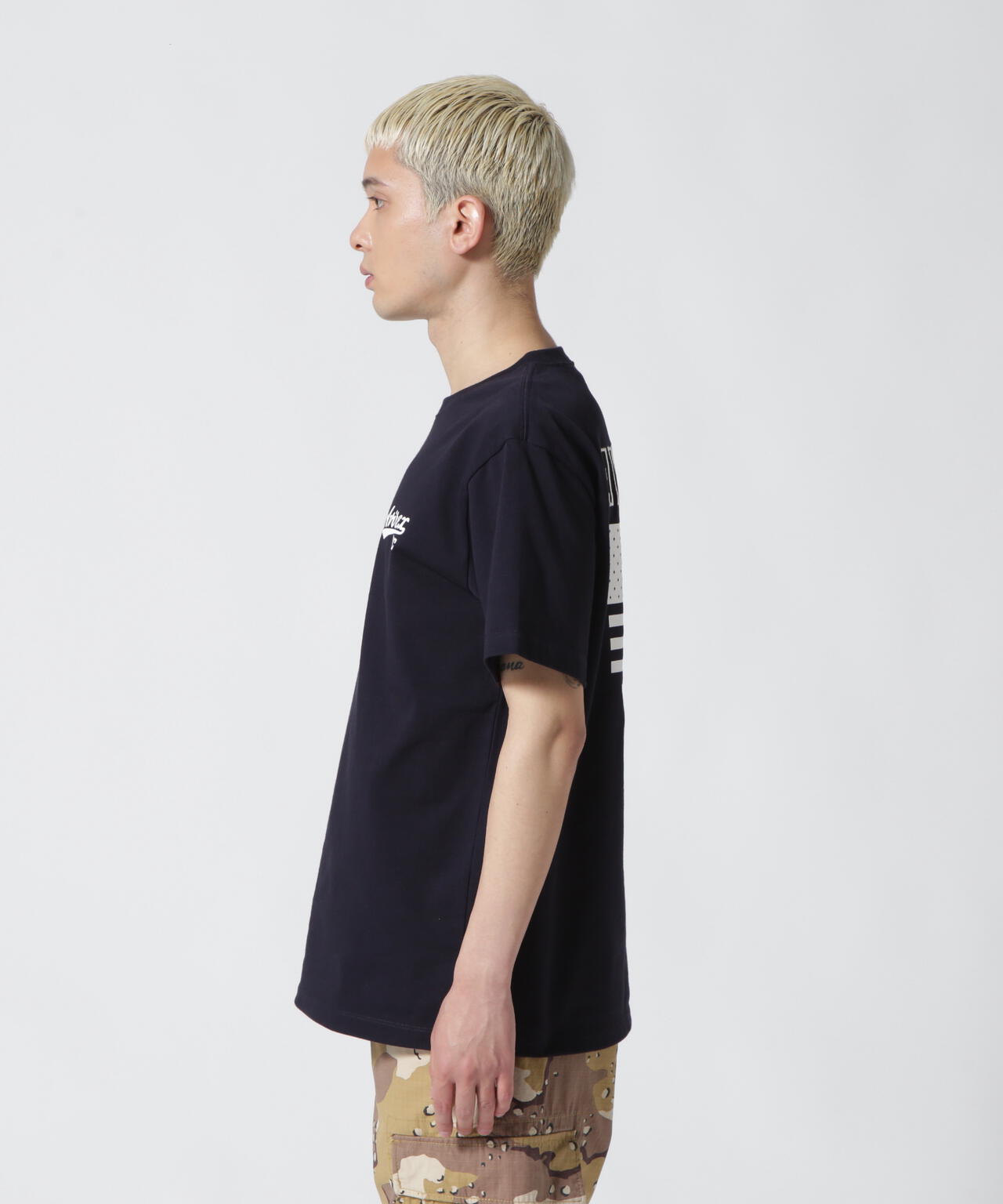 《WEB&DEPOT限定》S/S CREW NECK T STAR SPANGLED BANNER/クルーネック Tシャツ 星条旗