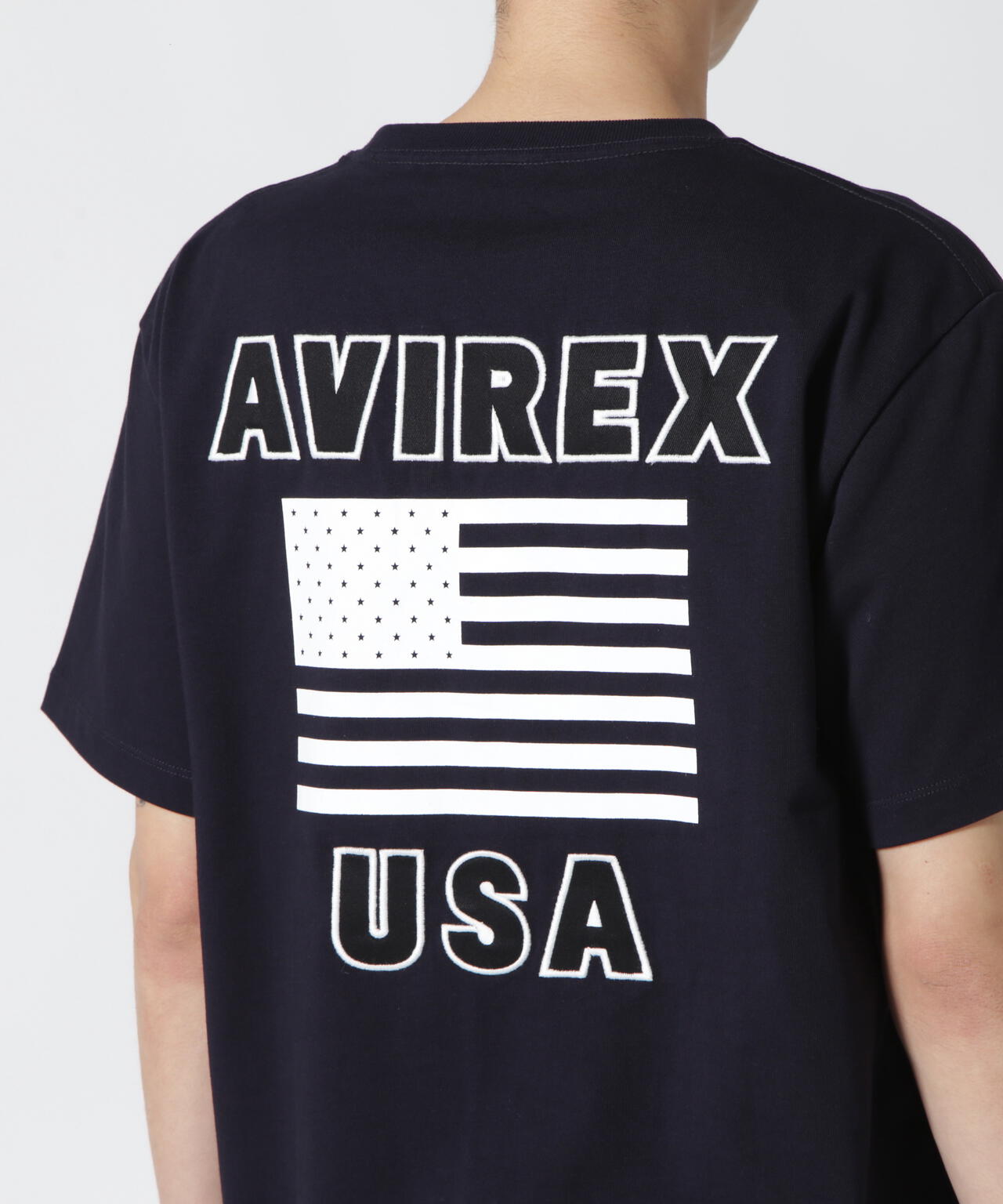 《WEB&DEPOT限定》S/S CREW NECK T STAR SPANGLED BANNER/クルーネック Tシャツ 星条旗