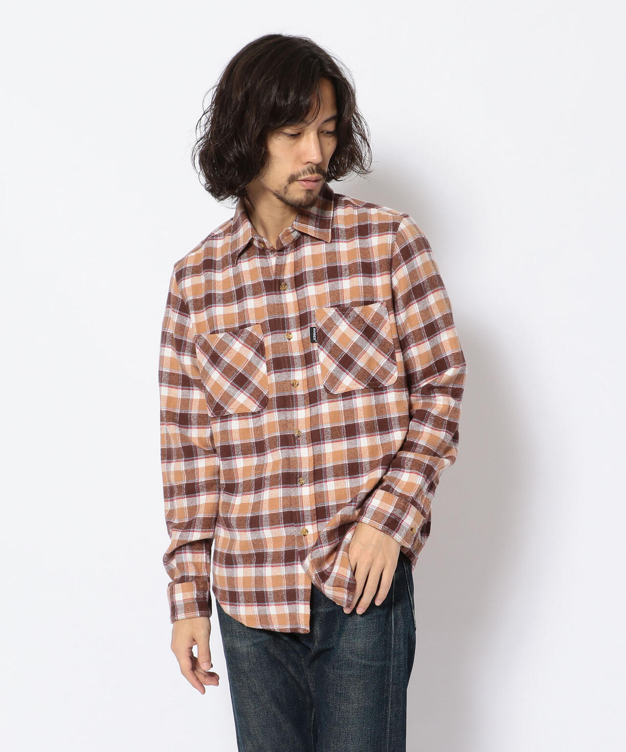 長袖 ヴィエラチェックシャツ【DAILY/デイリー】/CHECK SHIRT