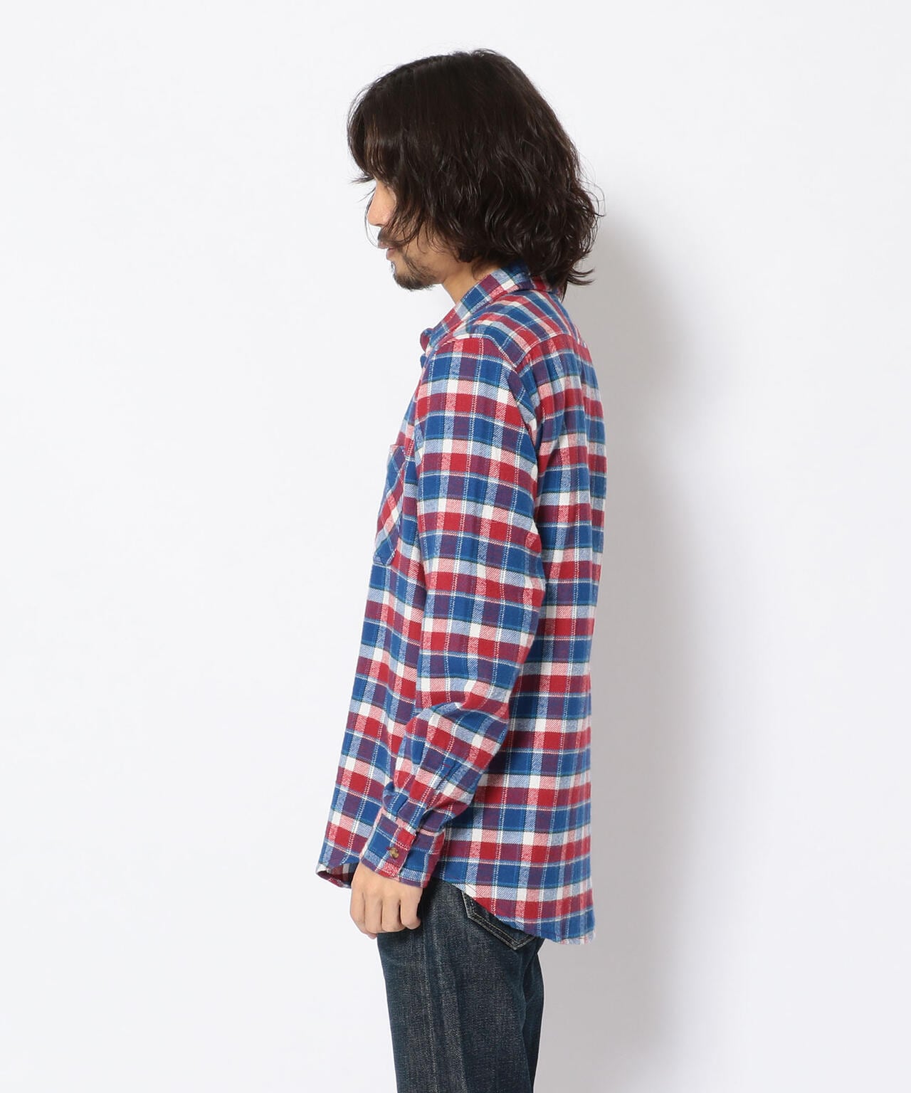 長袖 ヴィエラチェックシャツ【DAILY/デイリー】/CHECK SHIRT