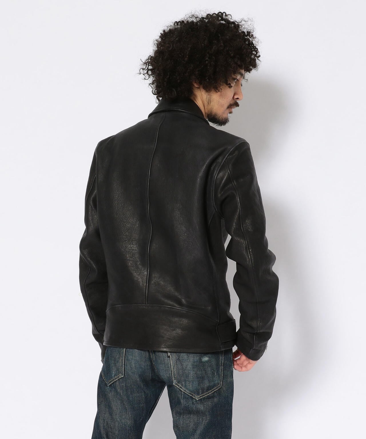 【直営限定】D-ポケ レザージャケット/D-POCKET DEER LEATHER JACKET