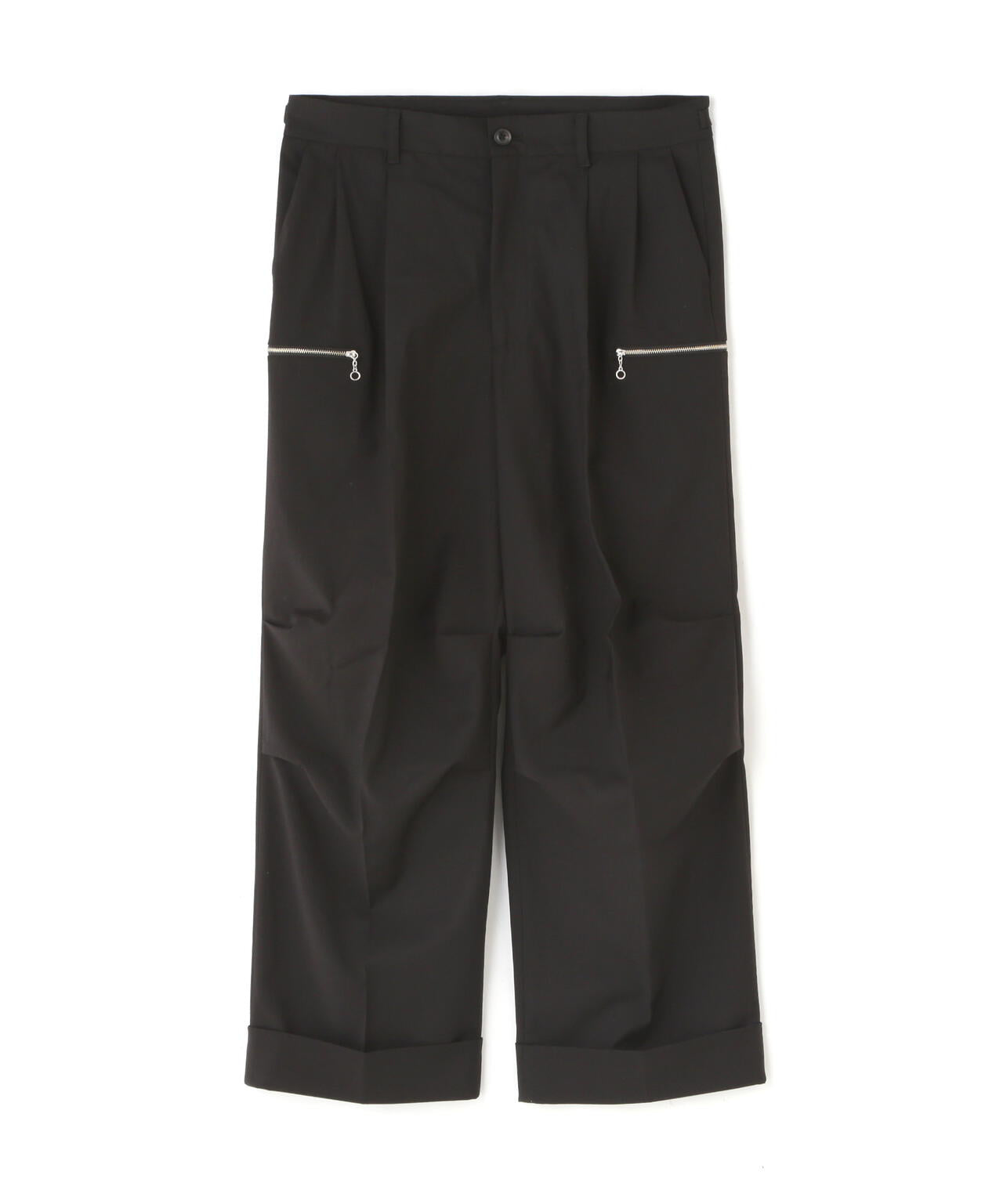 Dankeschon/ダンケシェーン/TR ZIP WIDE PANTS/ジップワイドパンツ