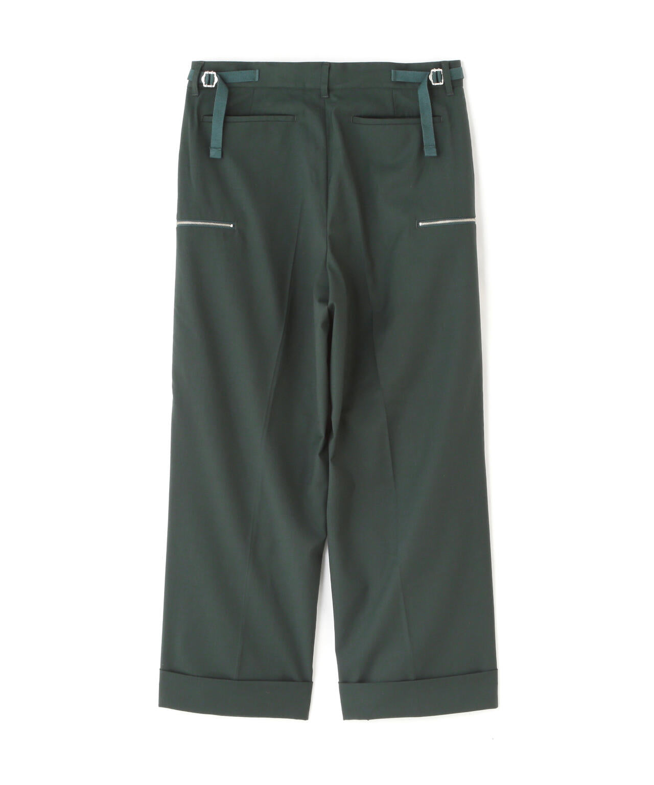 Dankeschon/ダンケシェーン/TR ZIP WIDE PANTS/ジップワイドパンツ