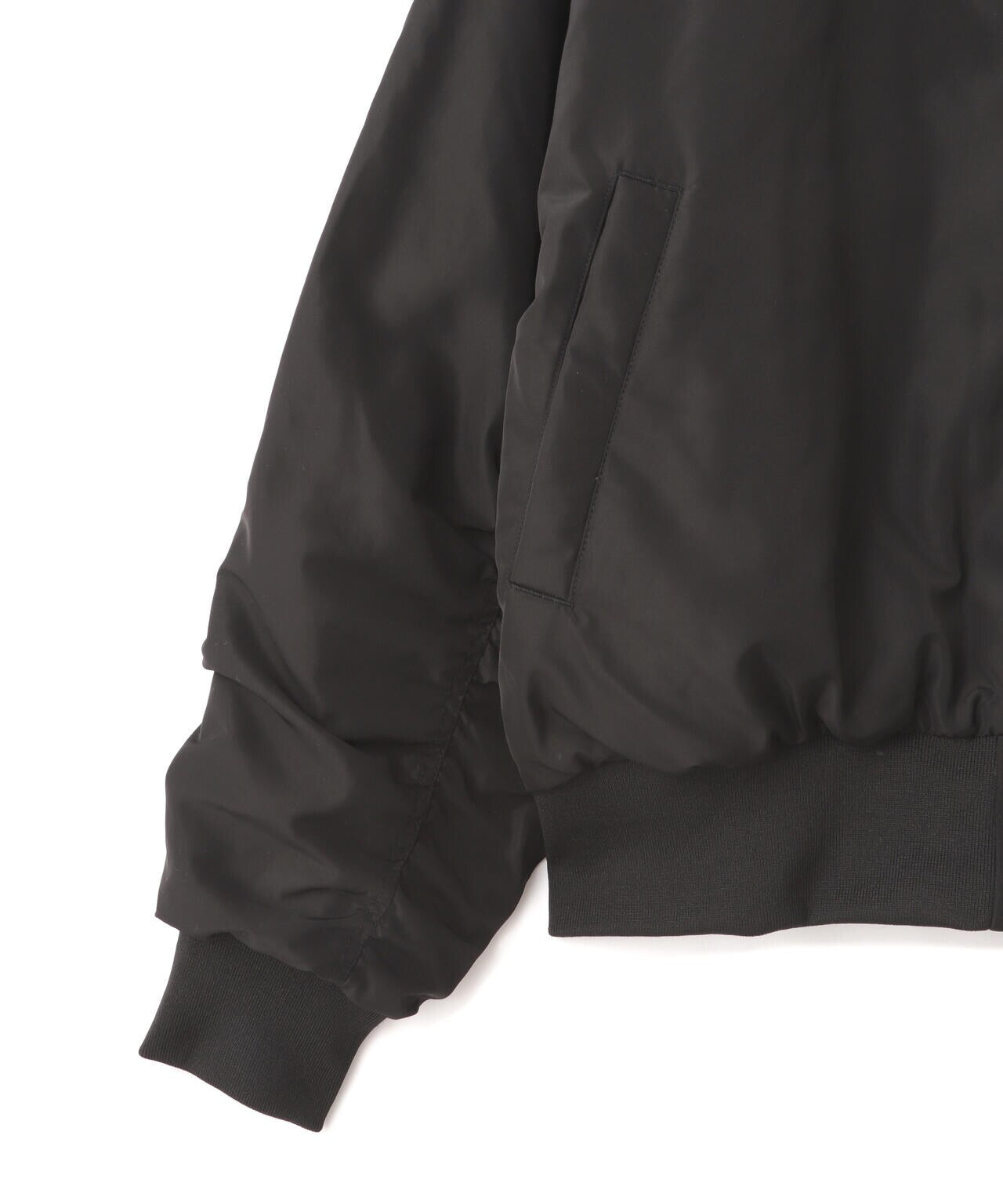 【極美品】最新作 ダンケシェーン MA-1 ジャケット M ブラック DANKE SCHON（ダンケシェーン）の「Dankeschon/ダンケシェーン/COATING
