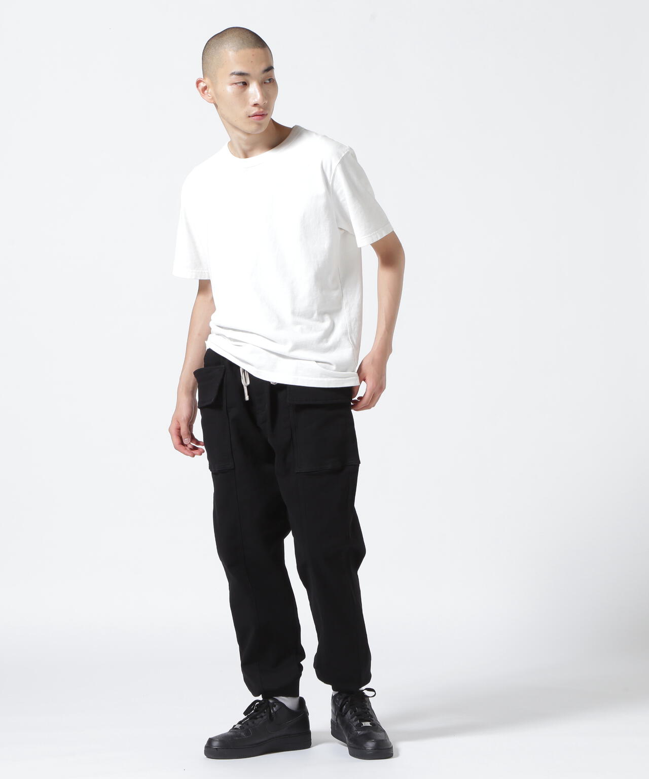 DankeSchon/ダンケシェーン/PREMIUM TC BLACK GARDENER PANTS/ガーデナーパンツ