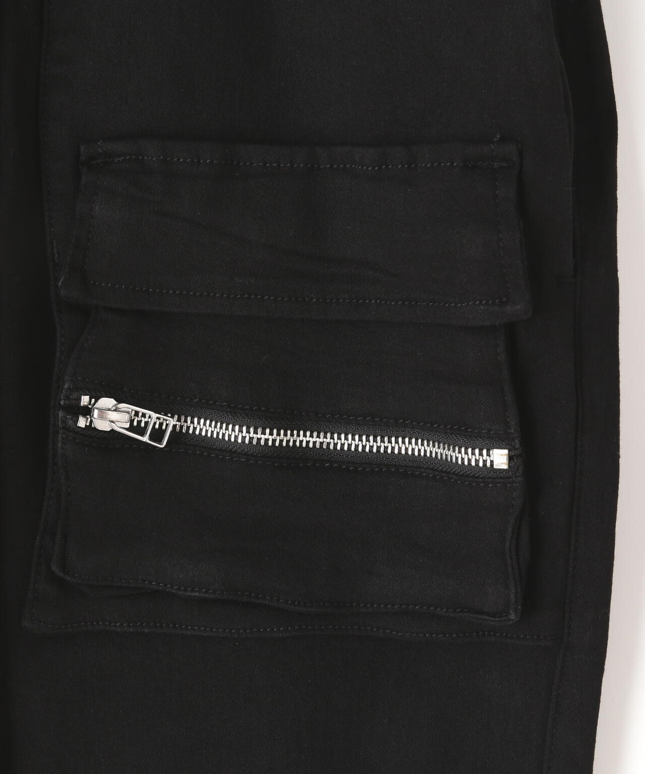 DankeSchon/ダンケシェーン/PREMIUM TC BLACK FLAP PANTS/フラップパンツ