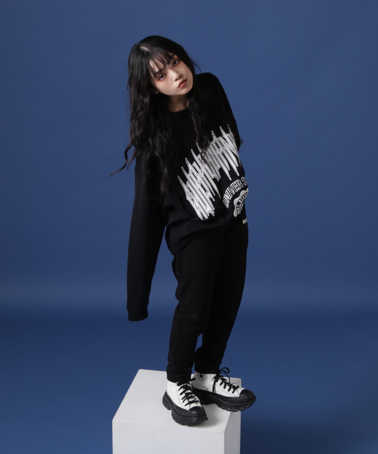 WEB&DEPOT限定】WHITELAND/ホワイトランド/LOGO SWT PT/ロゴスウェット