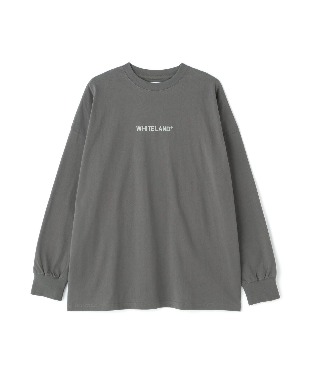 【WEB&DEPOT限定】WHITELAND/ホワイトランド/LOGO LST/ロゴロングスリーブT