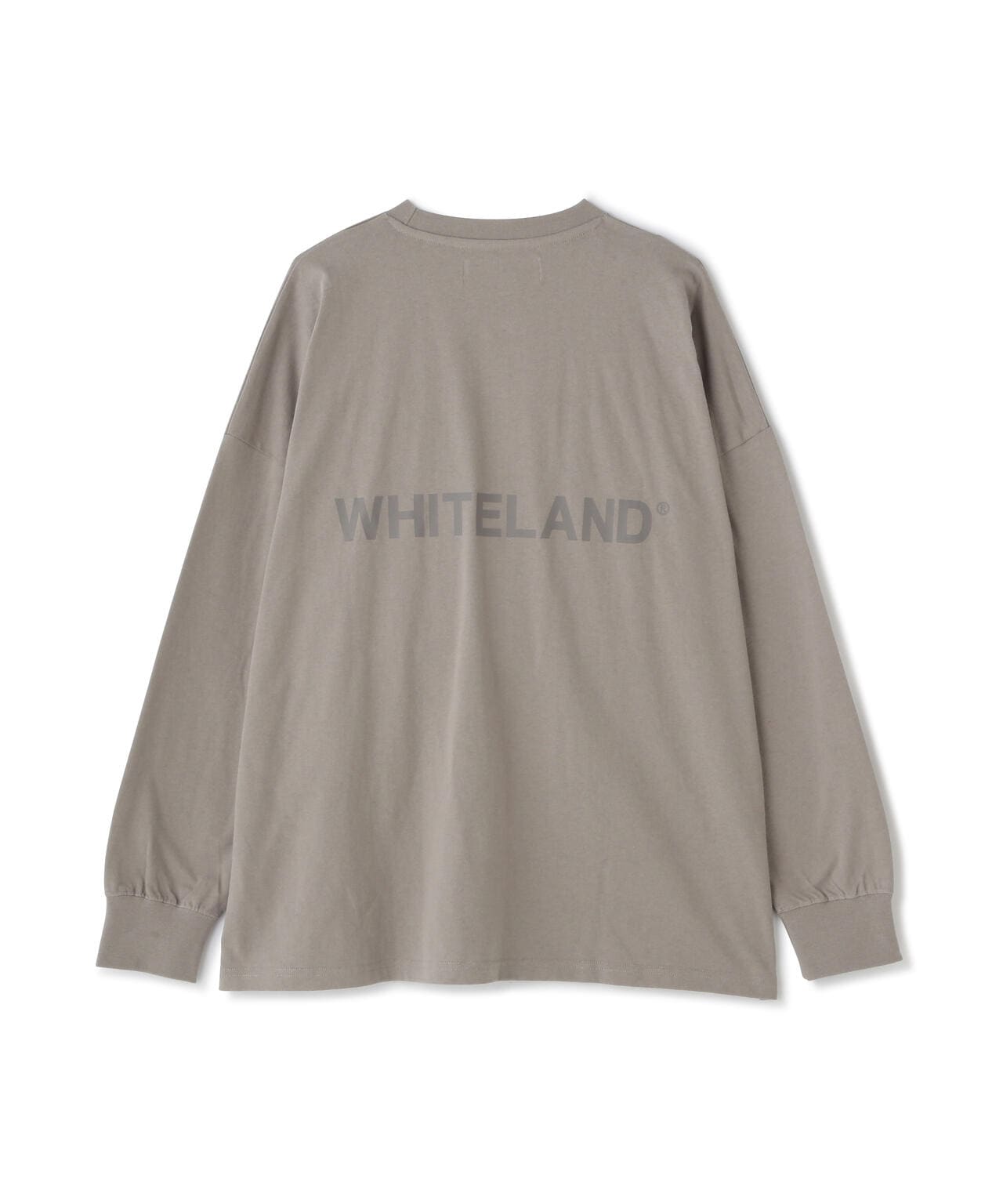 【WEB&DEPOT限定】WHITELAND/ホワイトランド/LOGO LST/ロゴロングスリーブT