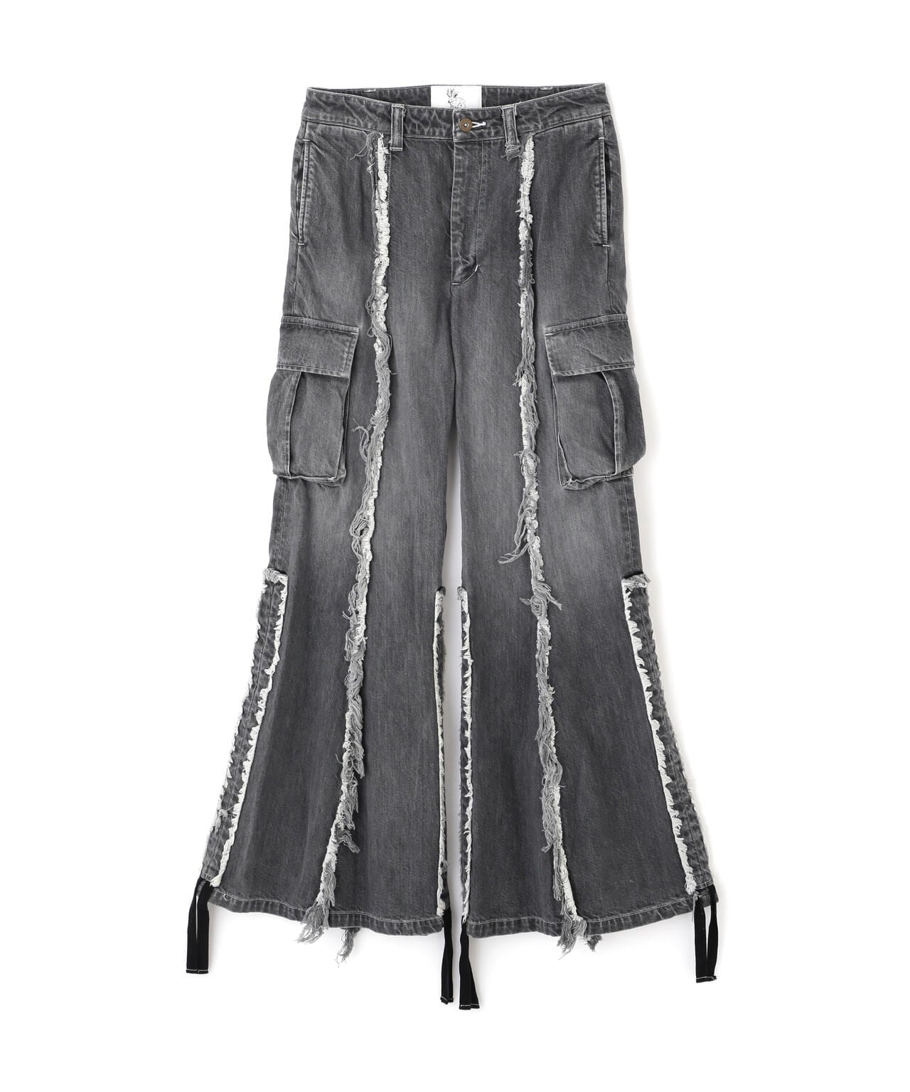 rurumu:/ルルムウ/【LHP Exclusive】drawstring "black" denim pants
