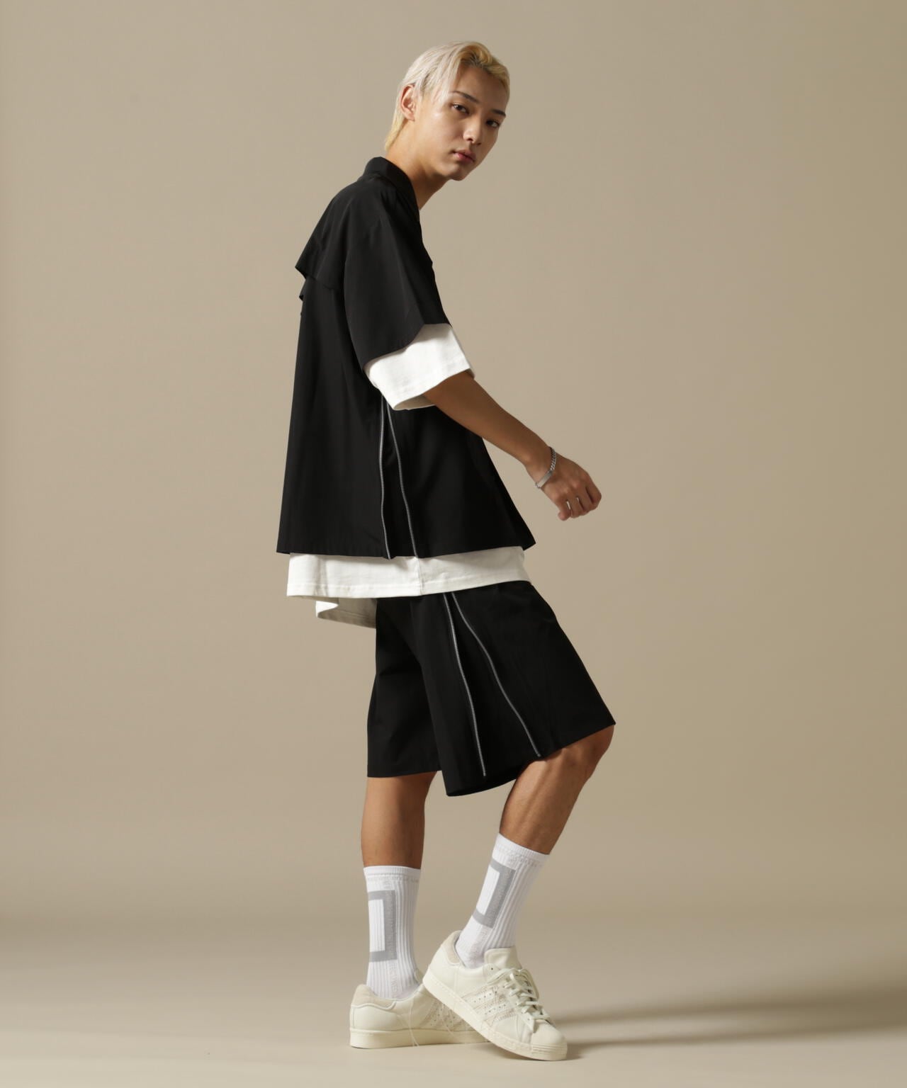 DankeSchon/ダンケシェーン/PREMIUM 撥水SN SIDE ZIP SHORTS | L.H.P
