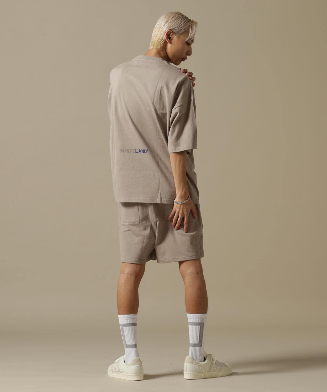 WEB&DEPOT限定/WHITELAND/ホワイトランド/OWL/COLOR LOGO SWT SHORTS/カラーロゴショーツ