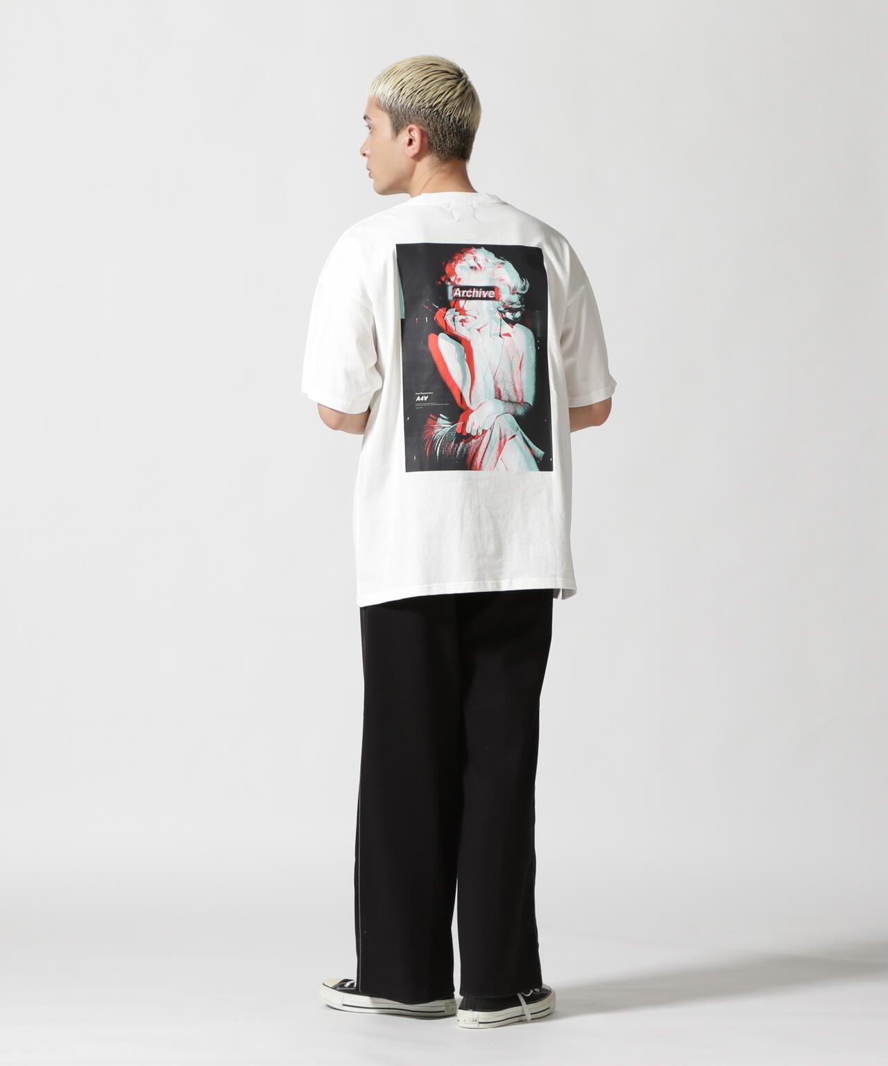 【WEB&DEPOT限定】A4A/エーフォーエー/MONROE s/s TEE