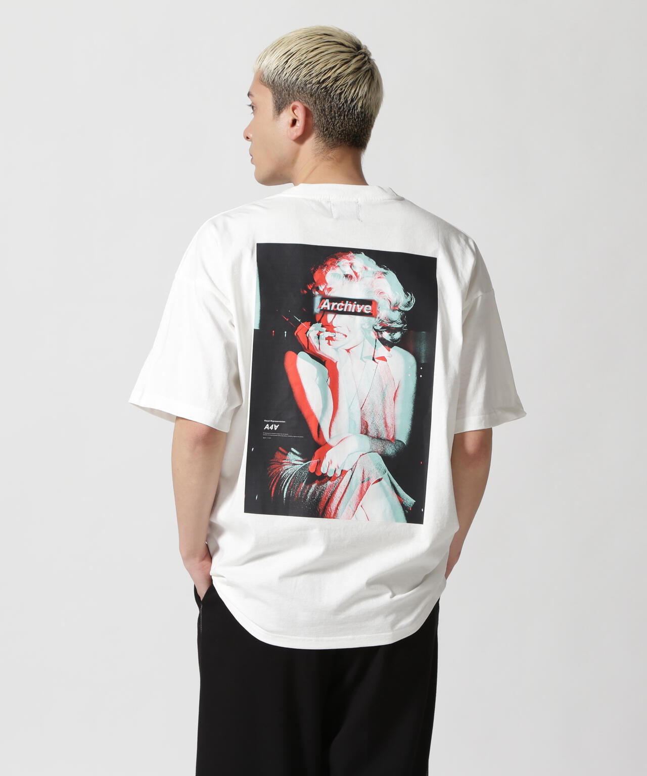 【WEB&DEPOT限定】A4A/エーフォーエー/MONROE s/s TEE