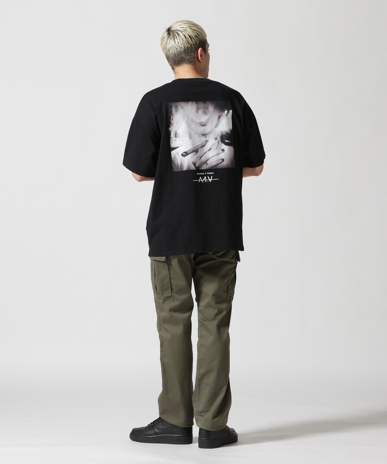 【WEB&DEPOT限定】A4A/エーフォーエー/SMOKE s/s TEE