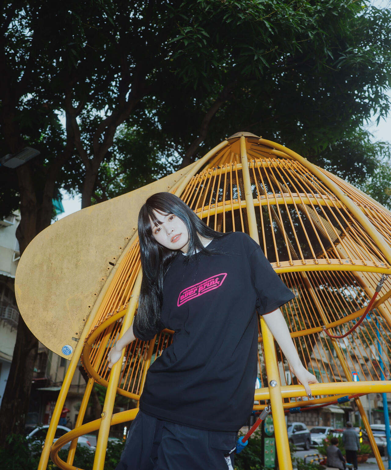 overprint/オーバープリント/【LHP EXCLUSIVE】Shopper Tee - ZERO