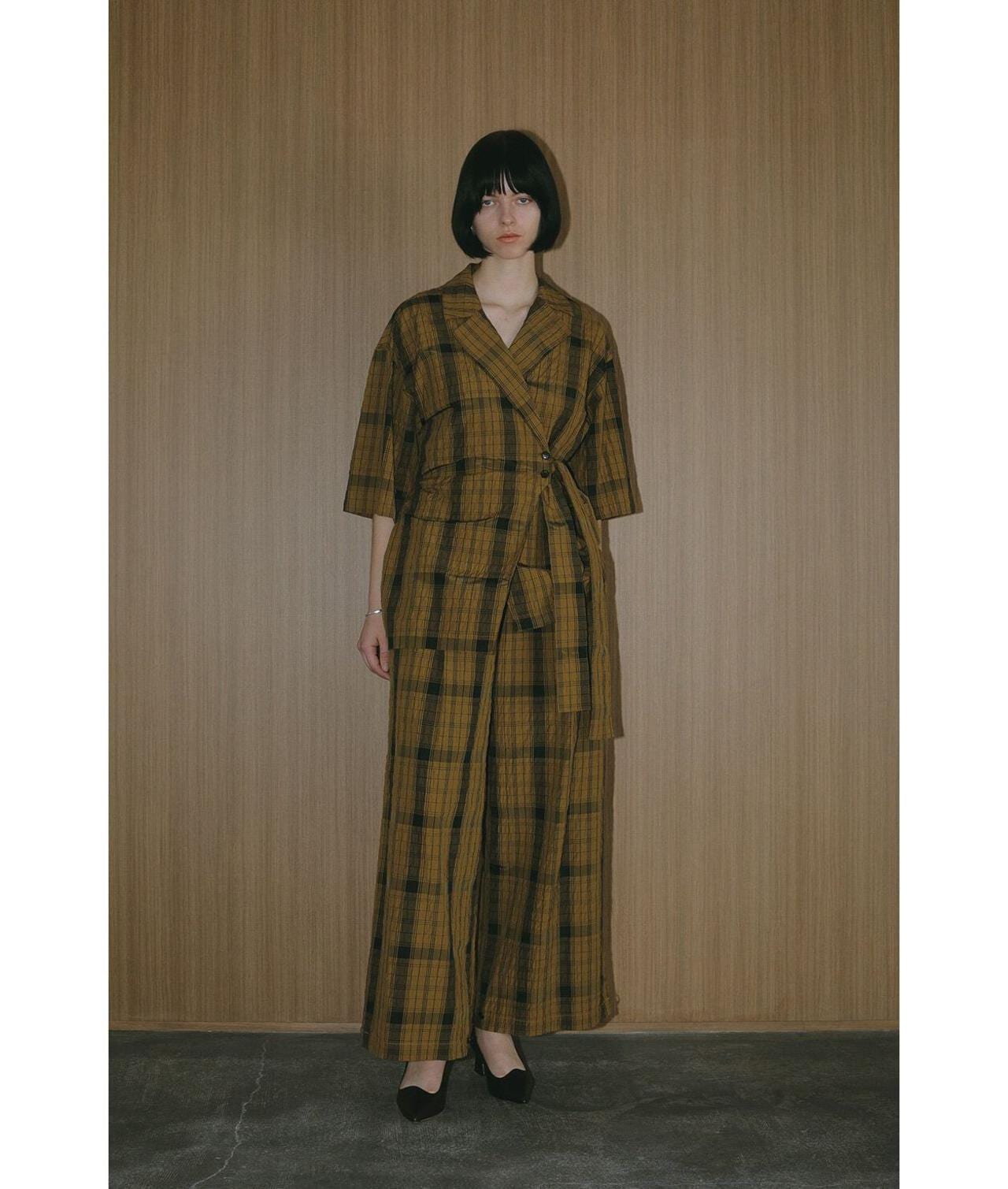 MANOF(マノフ)ブラウン カシュクール オールインワン セール】BARE ALL IN ONE JACKET SET（つなぎ/オールインワン