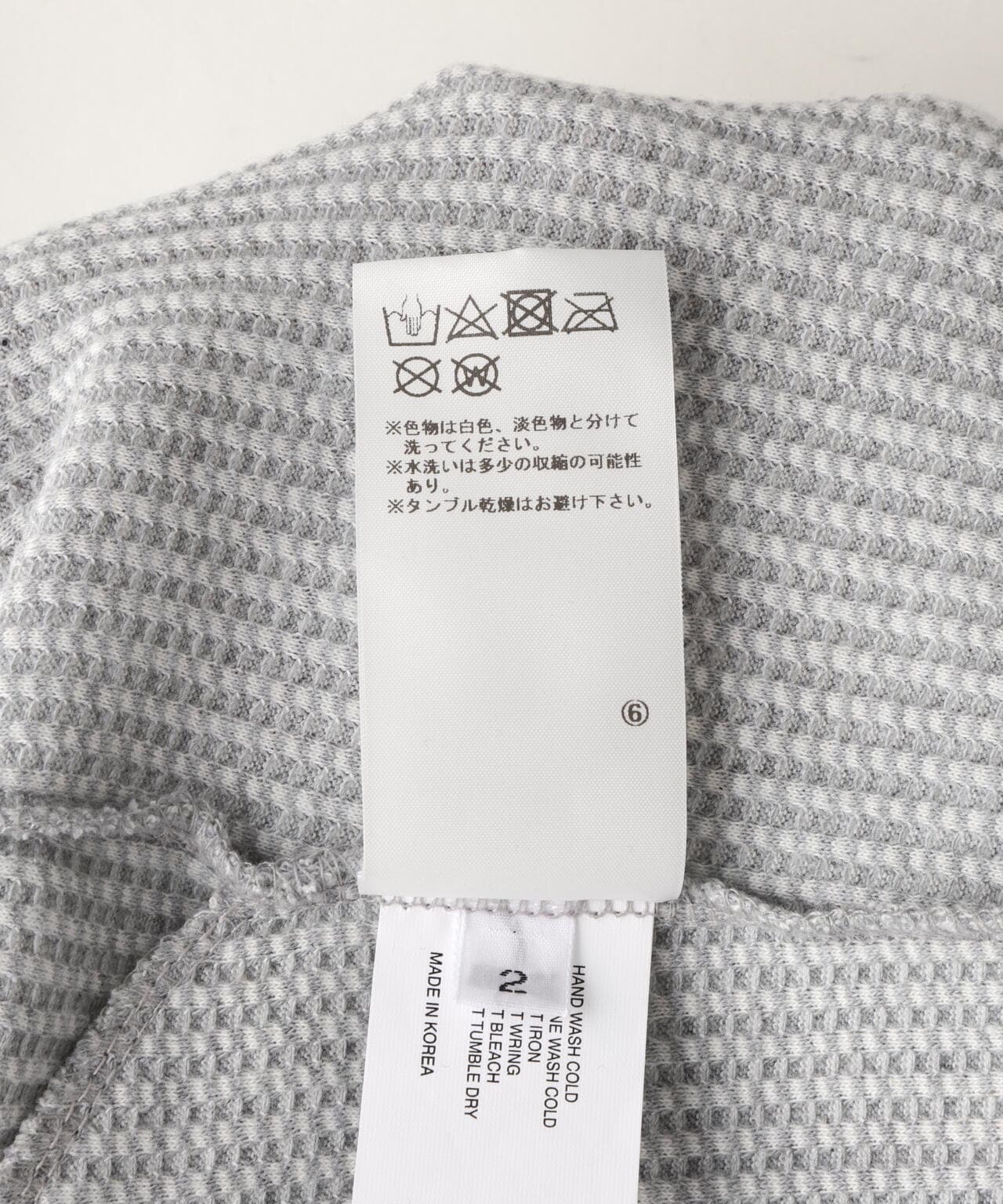 JICHOI COMFORT/ジチョイコンフォート/WAFFLE SLIM LAYERED PANTS