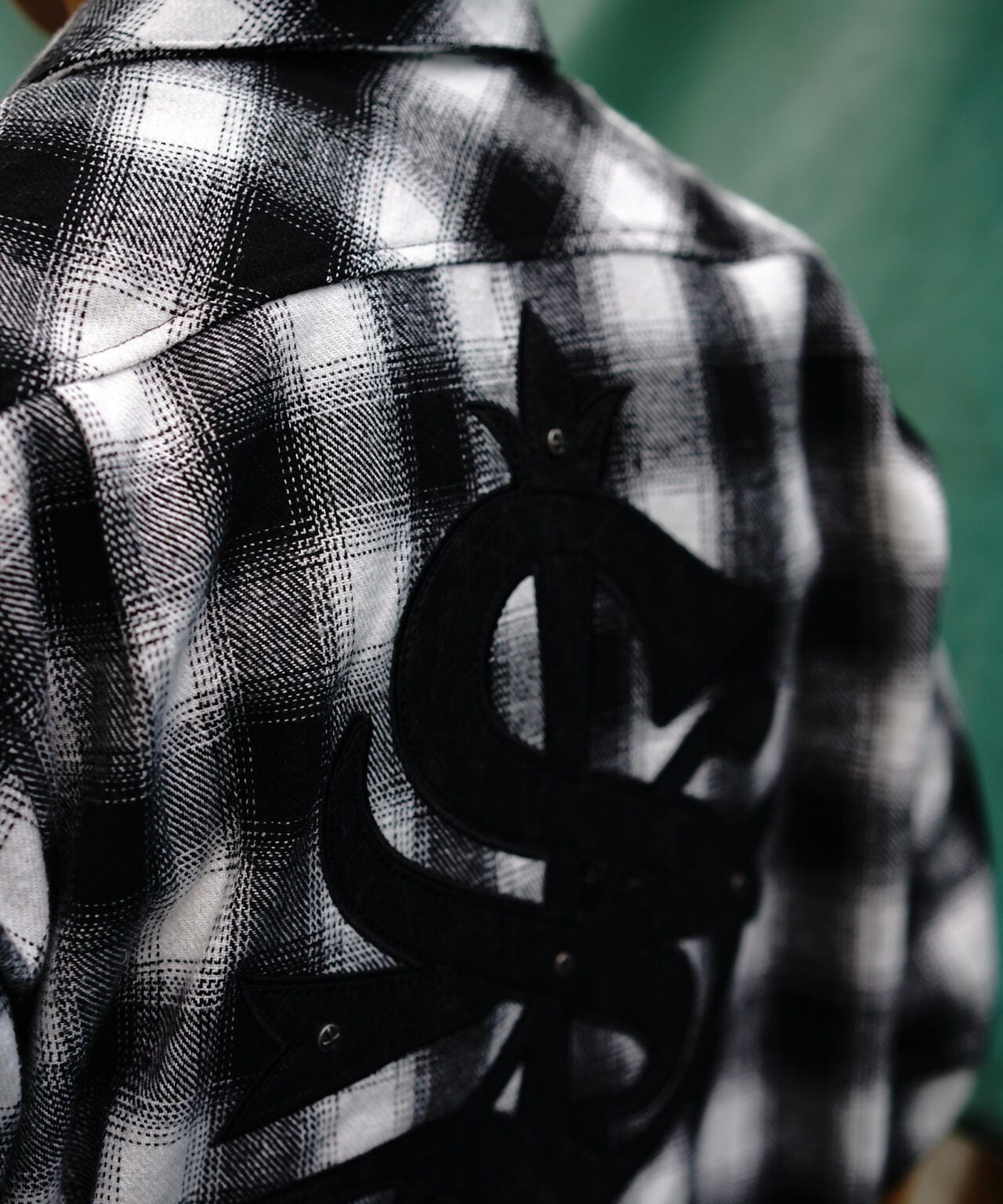 SUPPLIER/サプライヤー/【LHP EXCLUSIVE】Leather Patch Check Shirt
