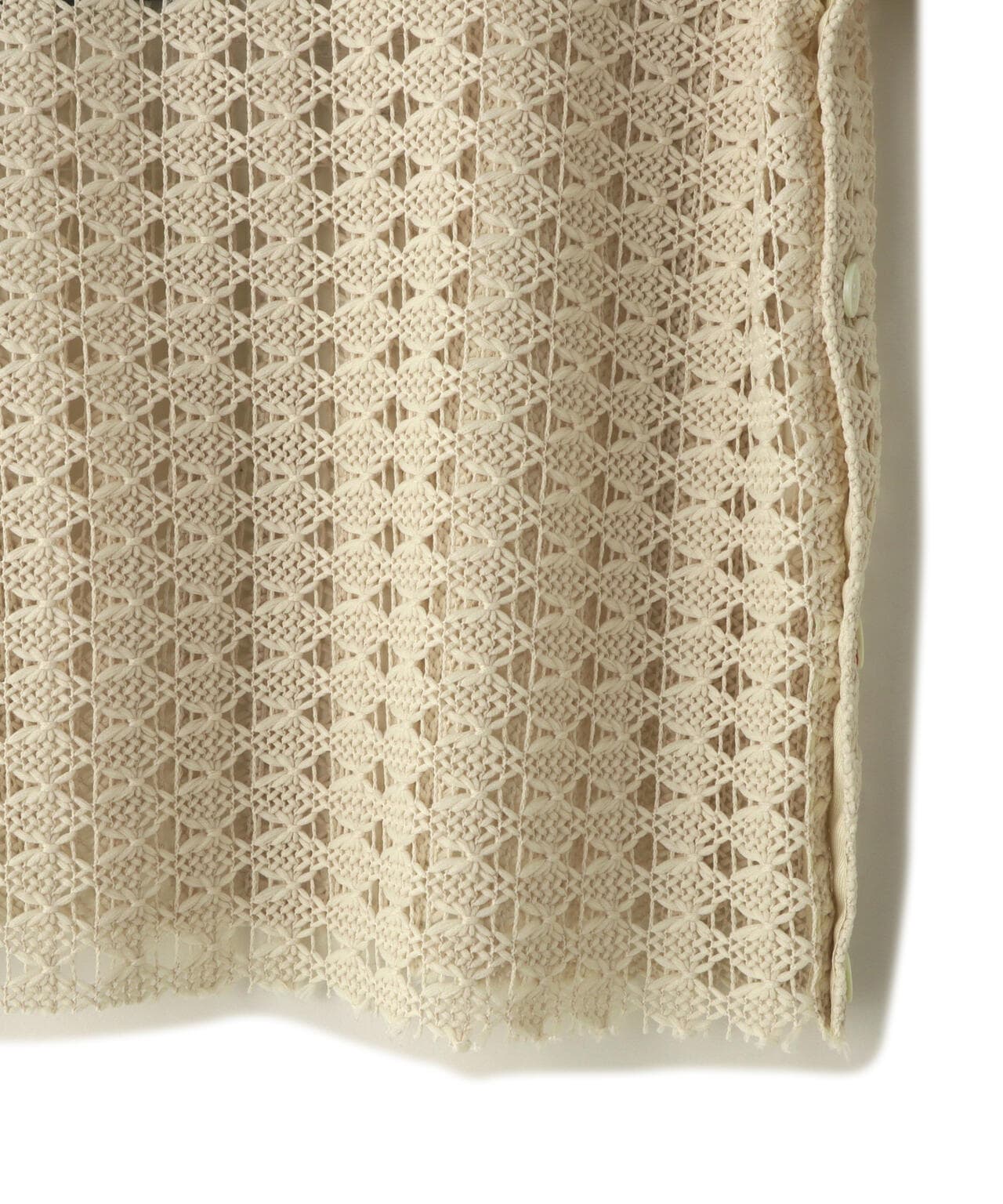 (un)decided/アンディサデッド/Distinctive Wave Knit Shirt