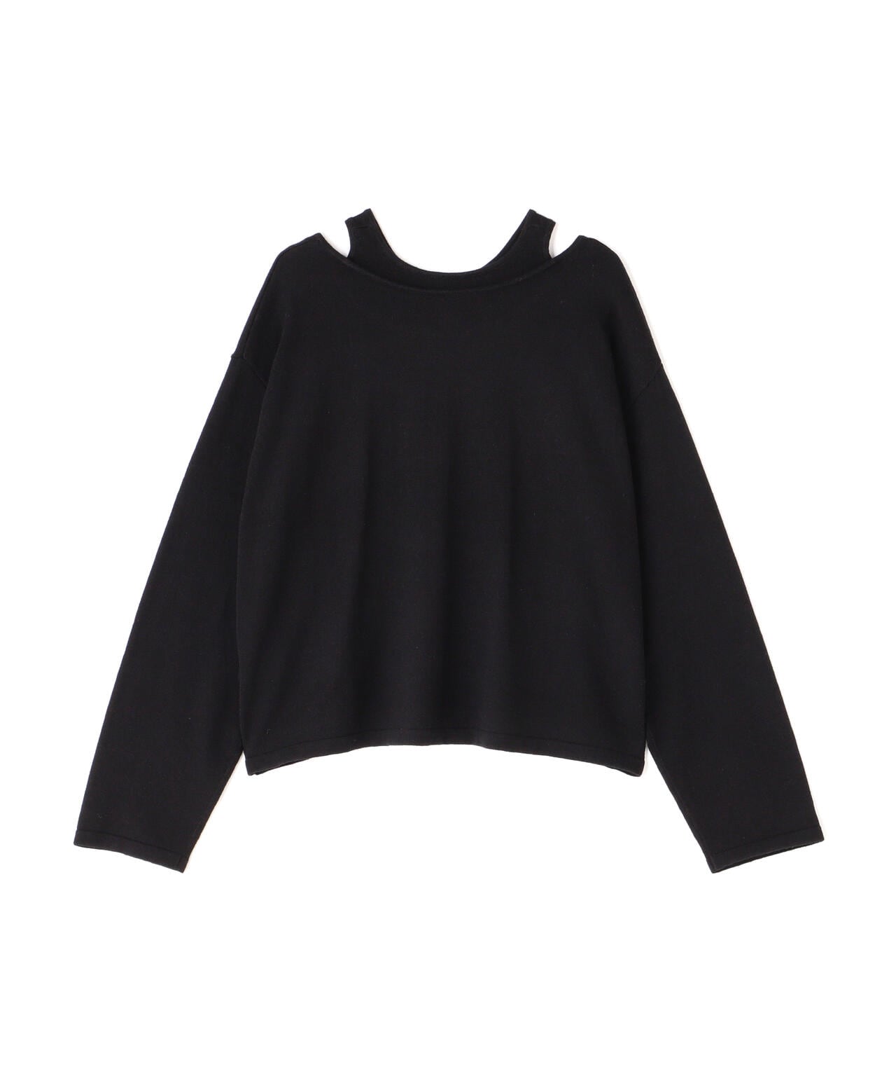MANOF/マノフ/NECK LAYERED KNIT TOPS | L.H.P（エルエイチピー