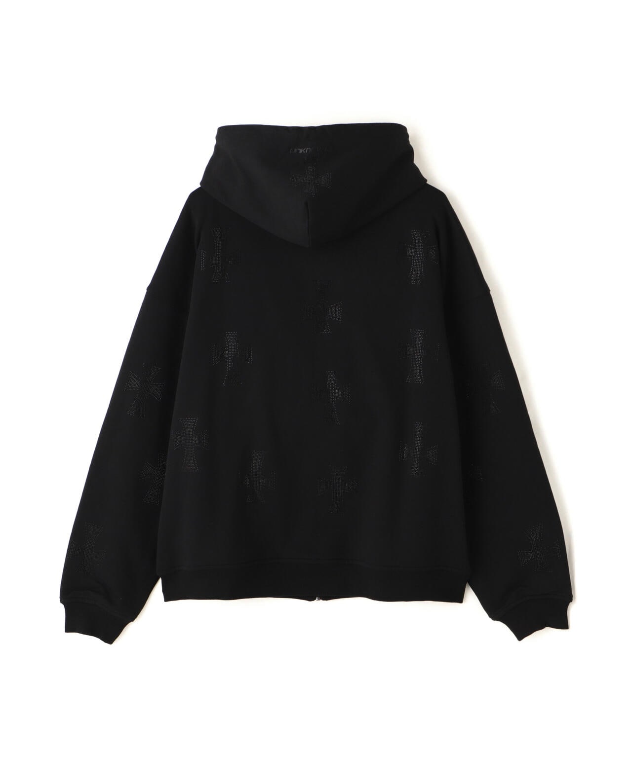 UNKNOWNLONDON/アンノウンロンドン/BLACK×BLACK CROSS REVERSIBLE ZIP