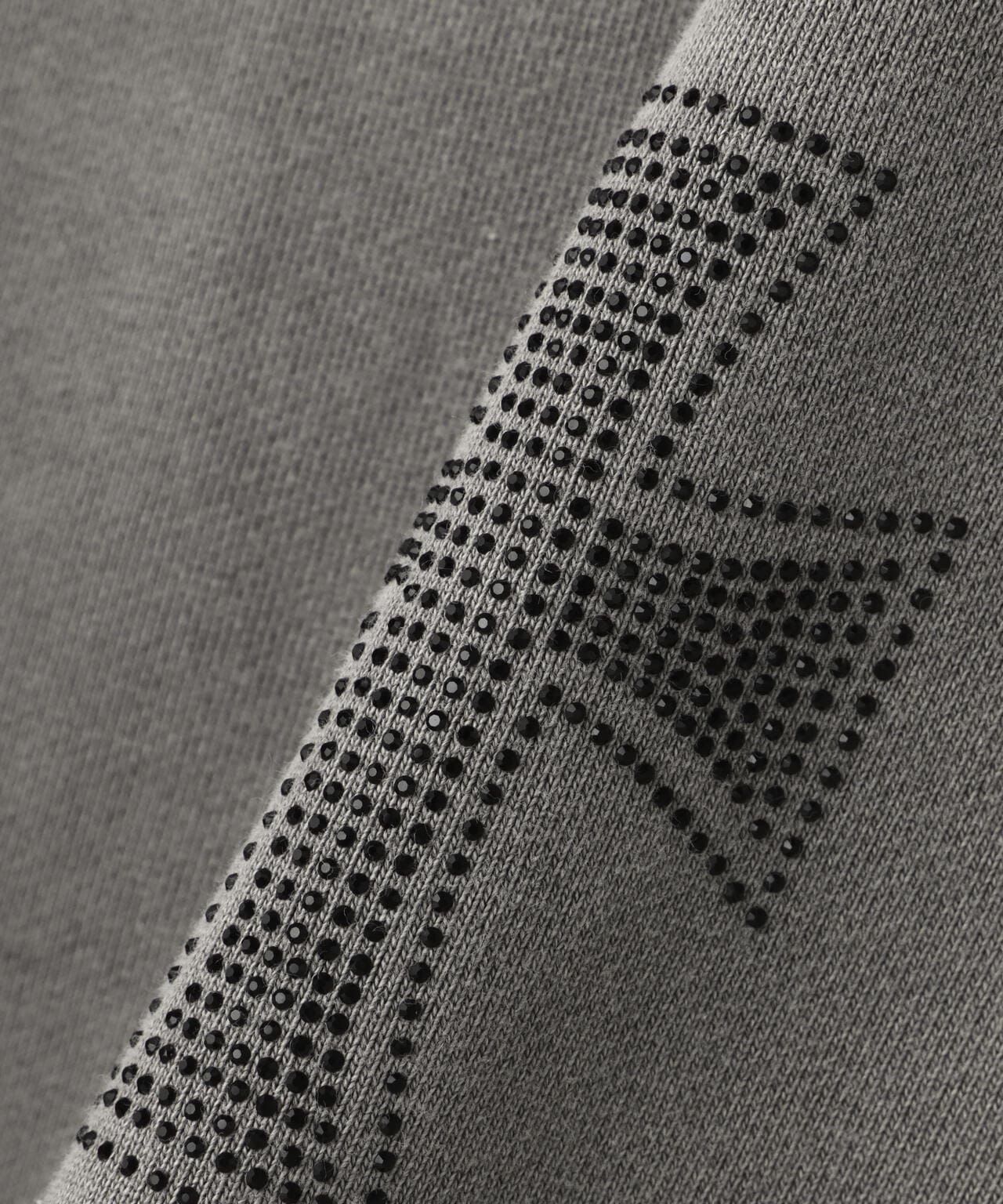 UNKNOWNLONDON/アンノウンロンドン/WASH GREY×BLACK CROSS ZIP HOODIE