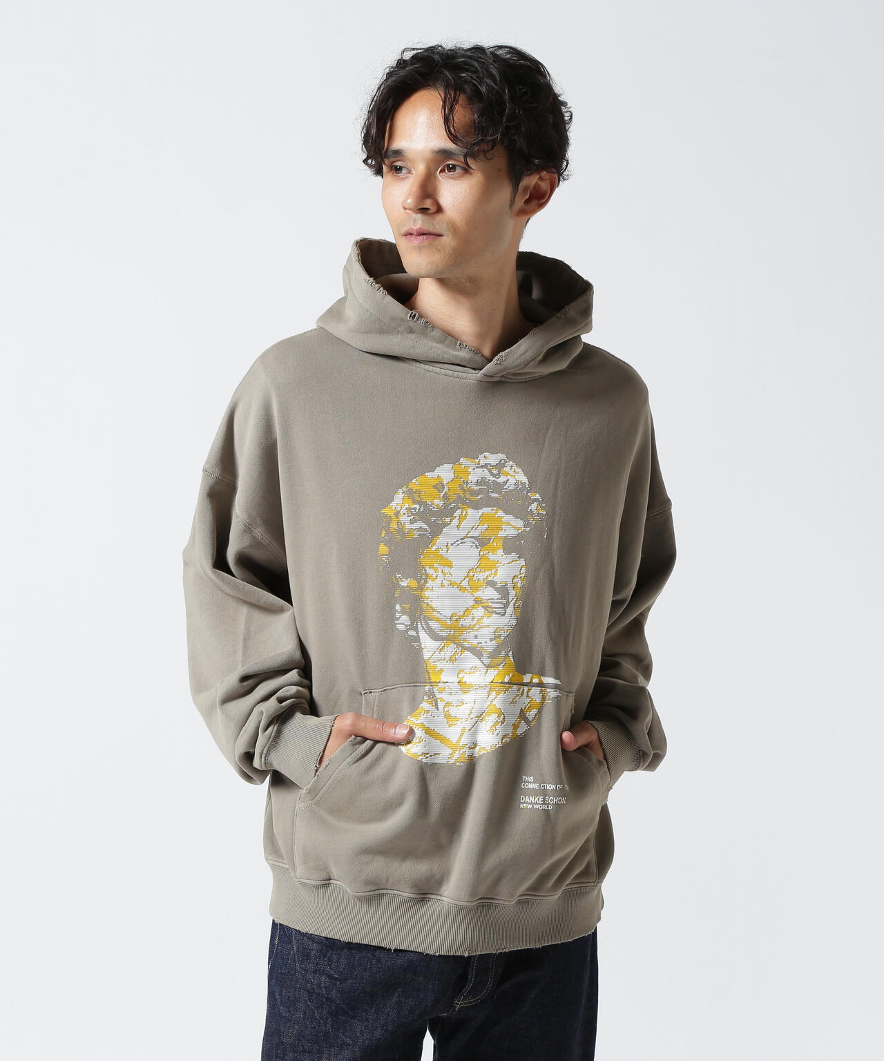 DankeSchon/ダンケシェーン/PIGMENT SWEAT HOODIE DAVID | L.H.P