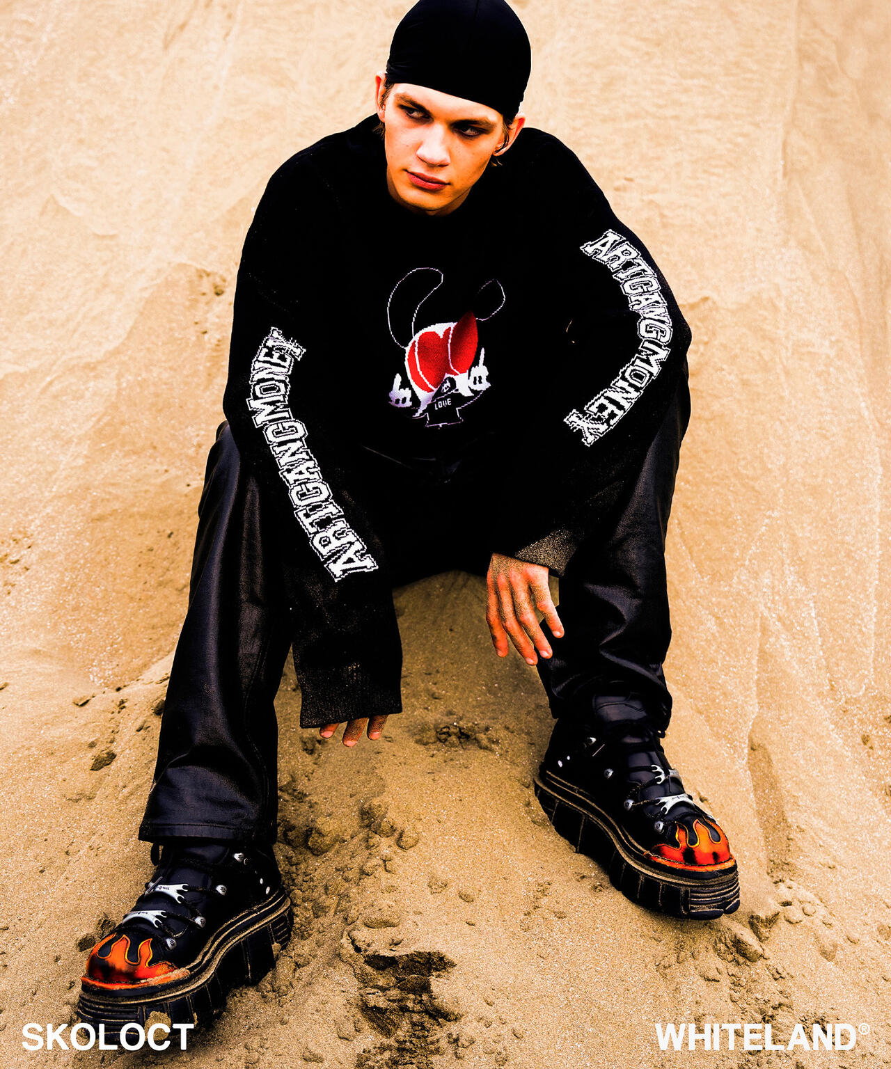 SKOLOCT×WHITELAND/スコロクト×ホワイトランド/FxxK PULL KNIT | L.H.P