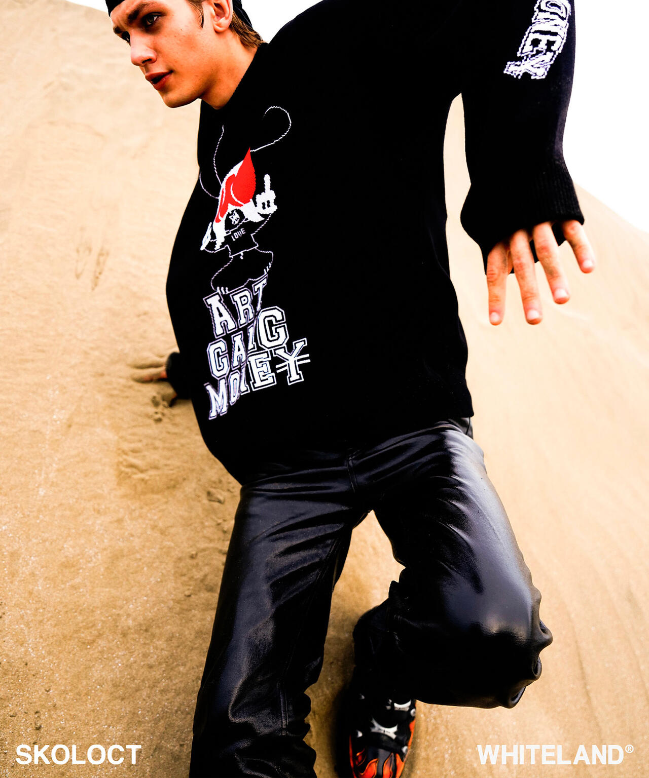 SKOLOCT×WHITELAND/スコロクト×ホワイトランド/FxxK PULL KNIT | L.H.P