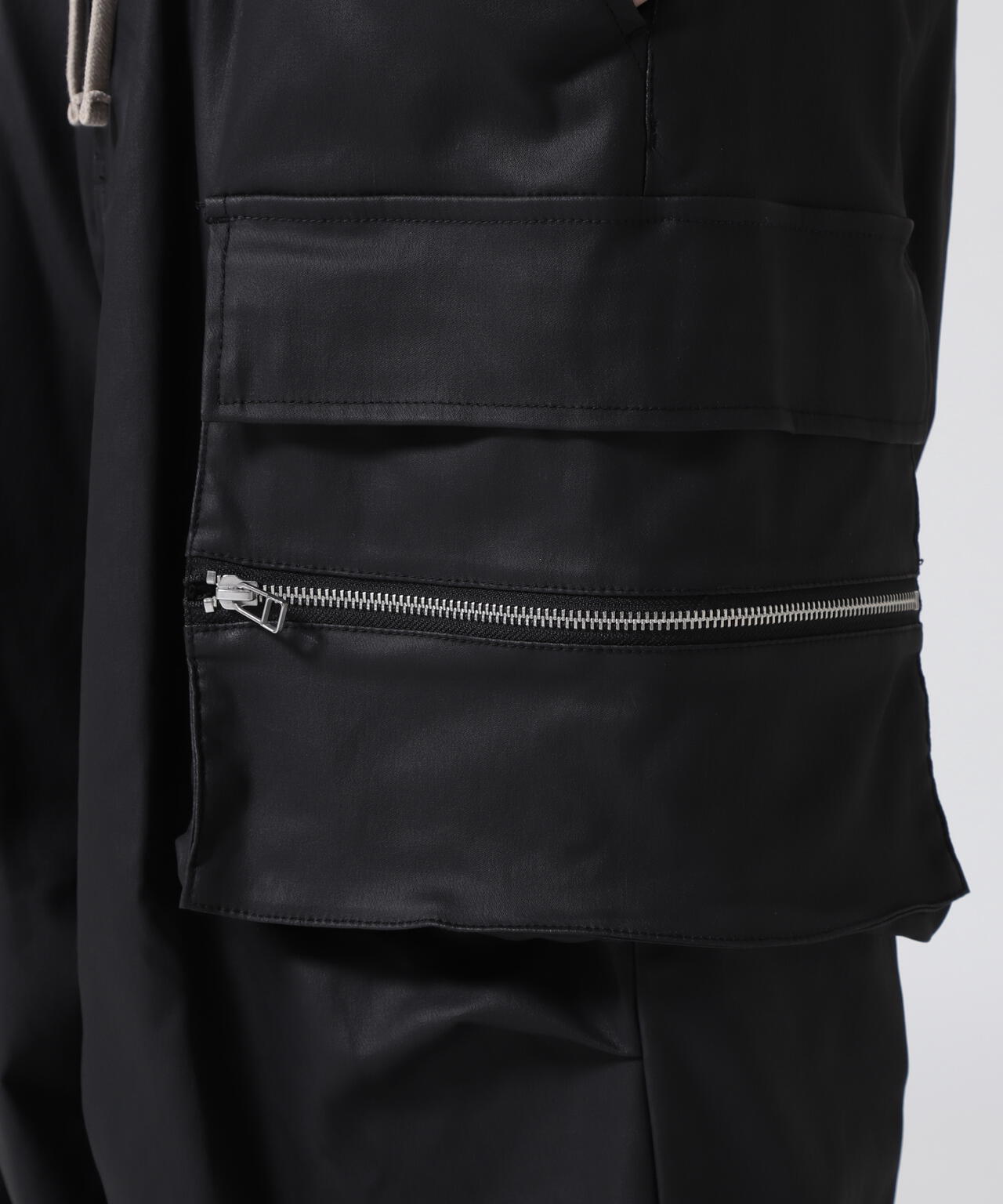 DankeSchon/ダンケシェーン/PREMIUM COATING WIDE POCKET PANTS
