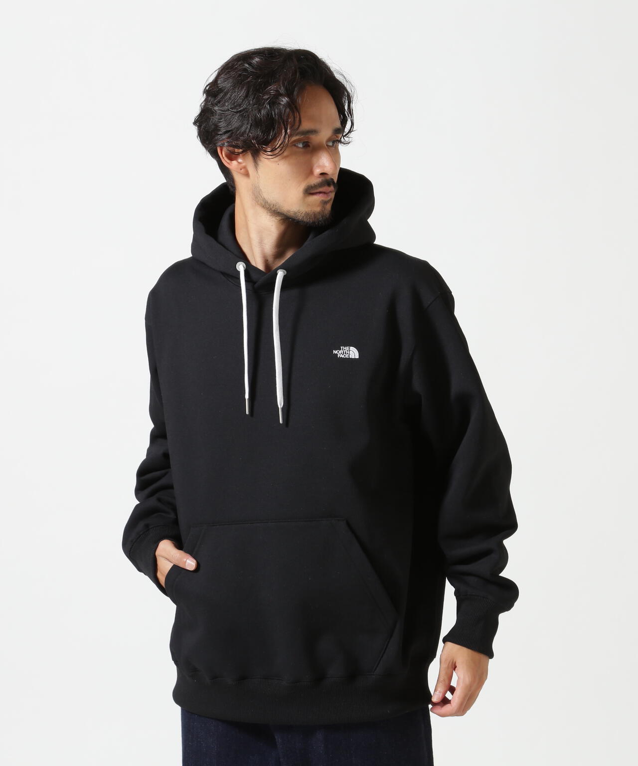THE NORTH FACE/ザ・ノース・フェイス/SMALL LOGO HEATHER SWEAT HOODIE