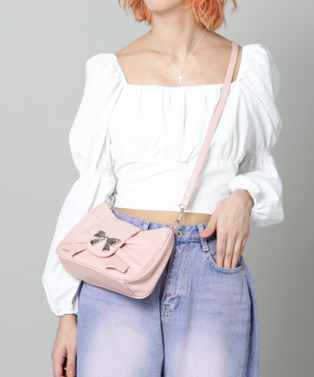 エルエイチピー（LHP）/SIS／エスアイエス／リボンミニバッグ WEB限定】SIS/エスアイエス/リボンミニバッグ | L.H.P（エルエイチピー