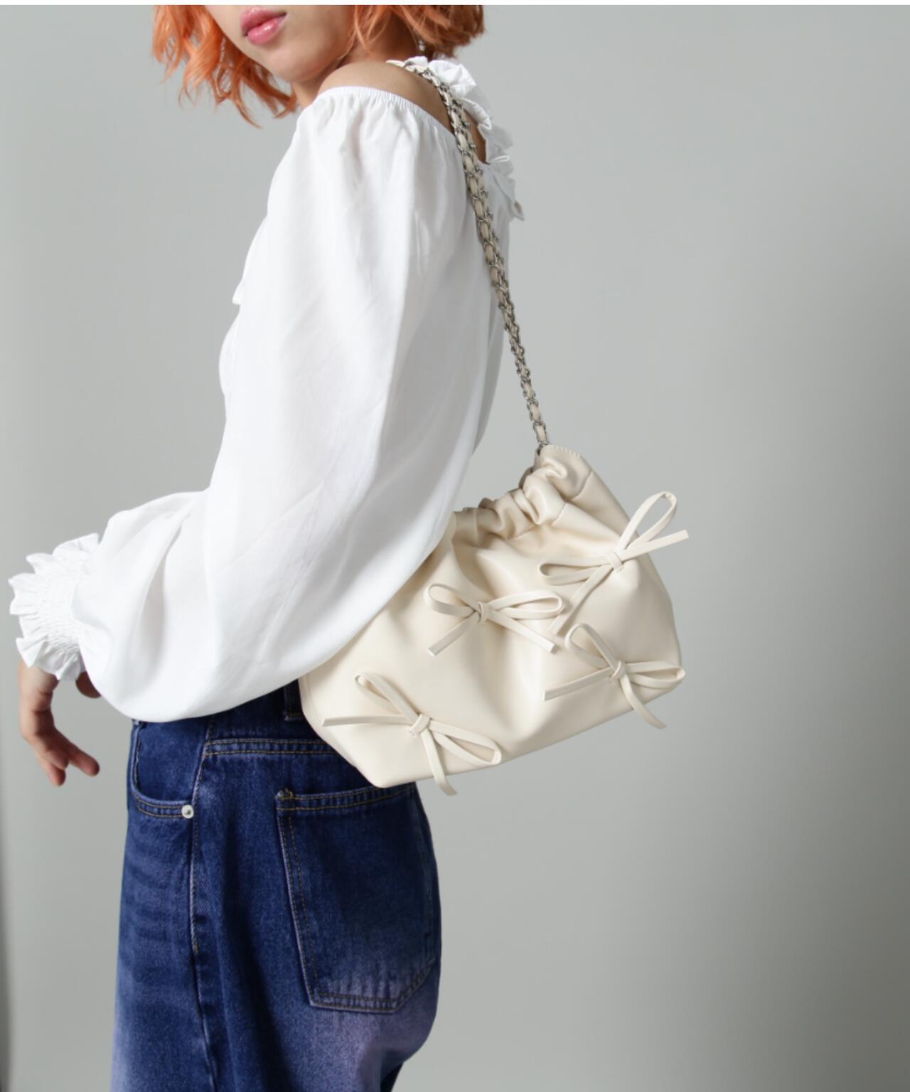 エルエイチピー（LHP）/SIS／エスアイエス／リボンチェーンバッグ WEB限定】SIS/エスアイエス/リボンチェーンバッグ | L.H.P