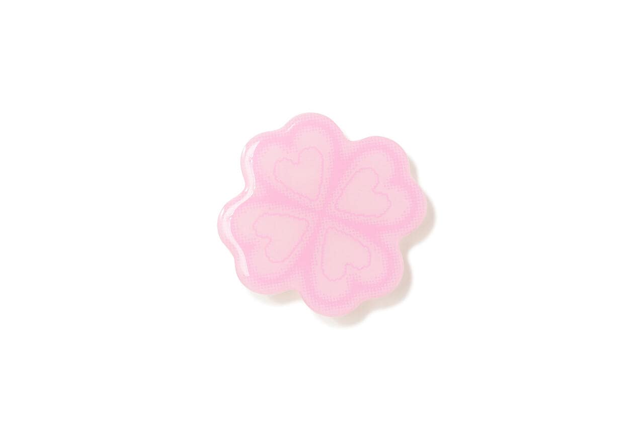 nib.earth/ニブアース/PIXEL CLOVER EPOXY TOK STICKER(ステッカー式)