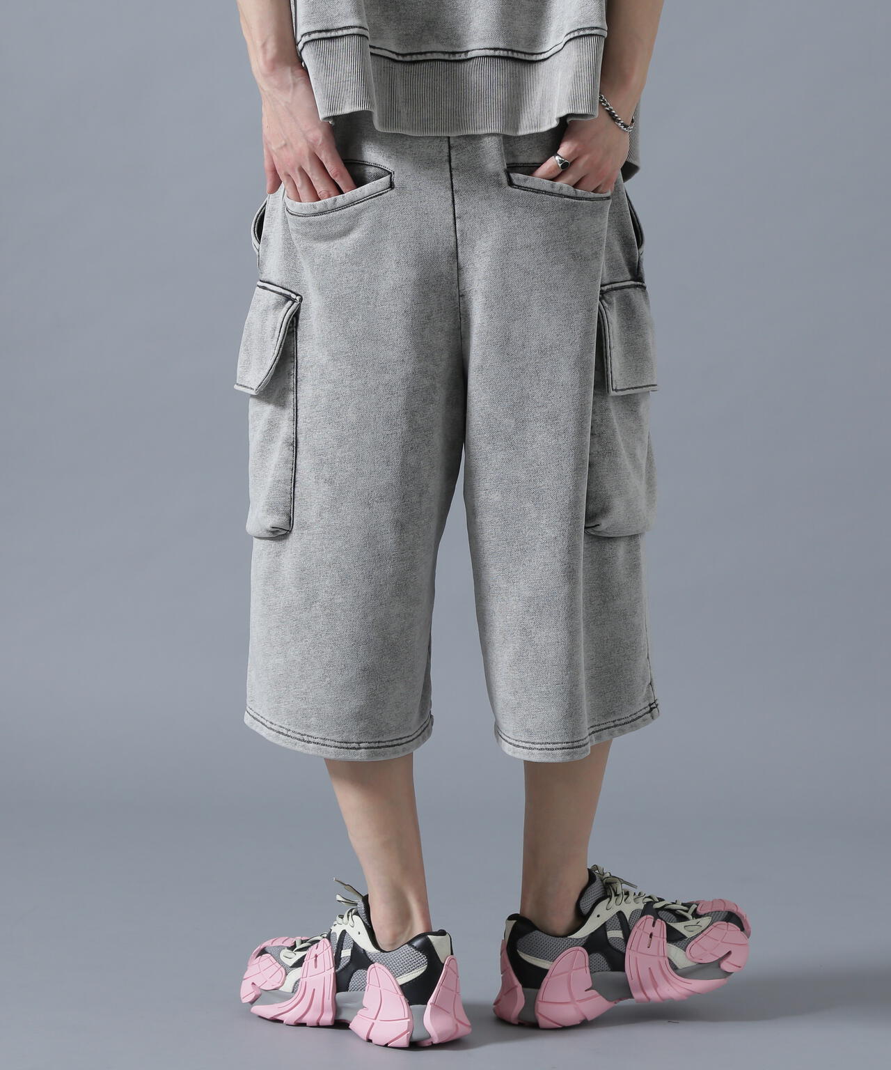 DankeSchon/ダンケシェーン/CHEMICAL SWEAT CARGO SHORTS | L.H.P