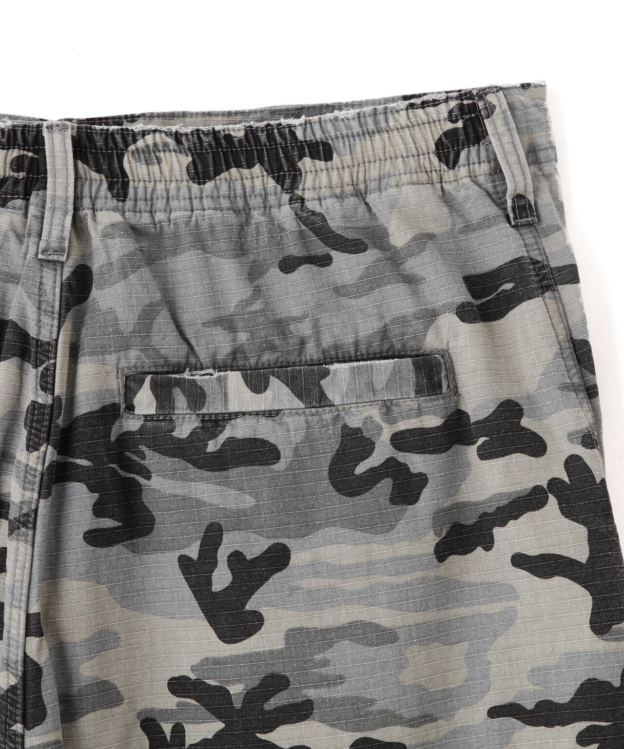 DankeSchon/ダンケシェーン/LAYER RIPSTOP CAMO & DENIM SHORTS