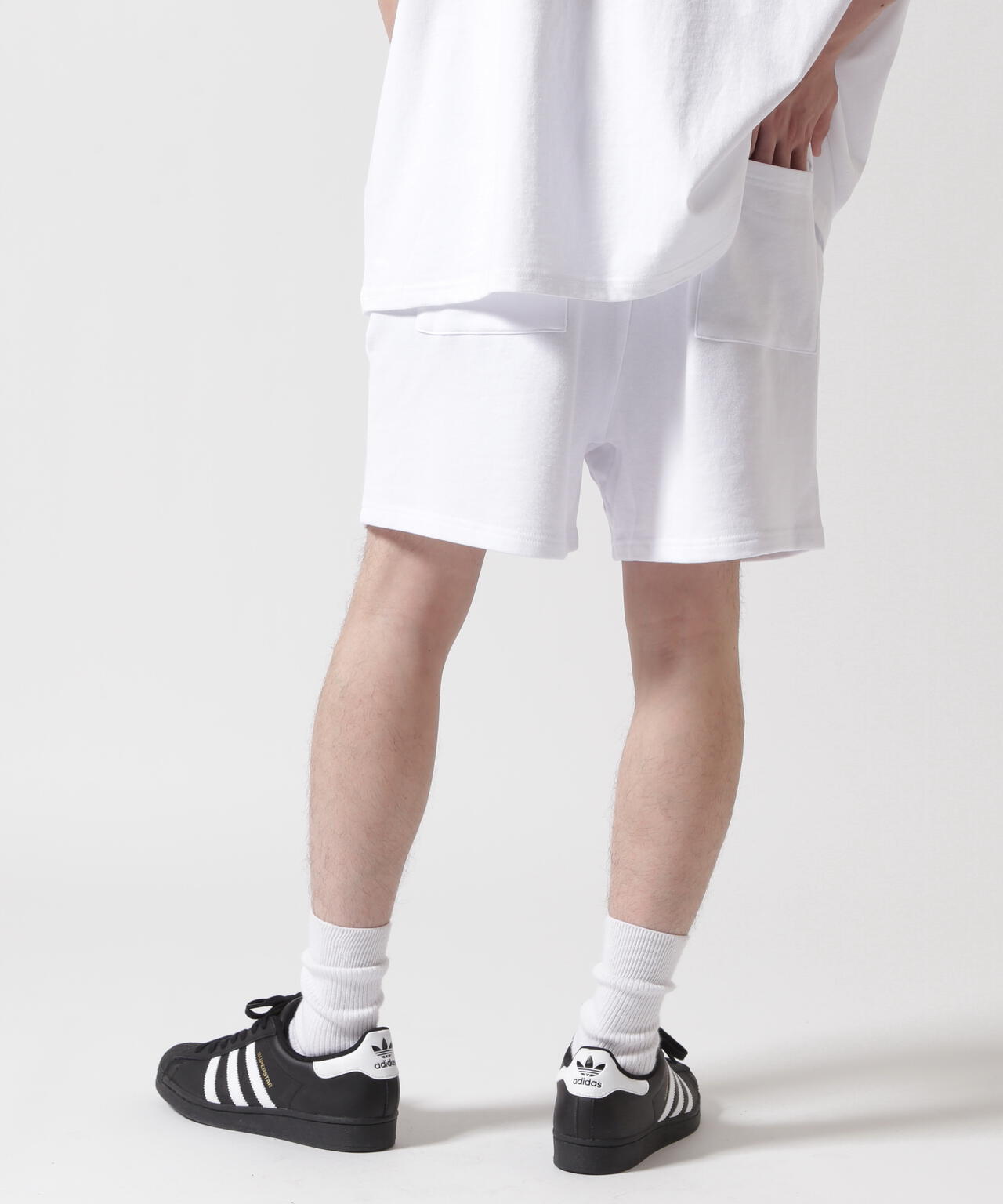 WEB&DEPOT限定】WHITELAND/ホワイトランド/OWL/LOGO SWT SHORTS